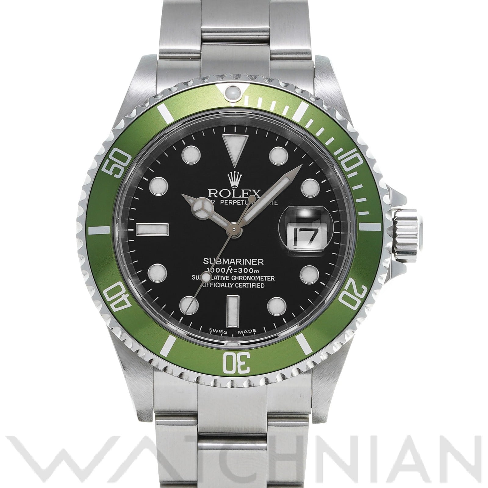 ロレックス / ROLEX サブマリーナ デイト 16610LV ブラック メンズ 時計 【中古】【wristwatch】