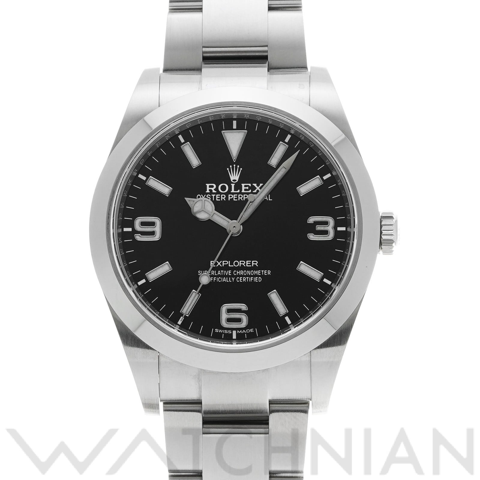 ロレックス エクスプローラー 214270 ブラック メンズ 時計 【中古】【wristwatch】