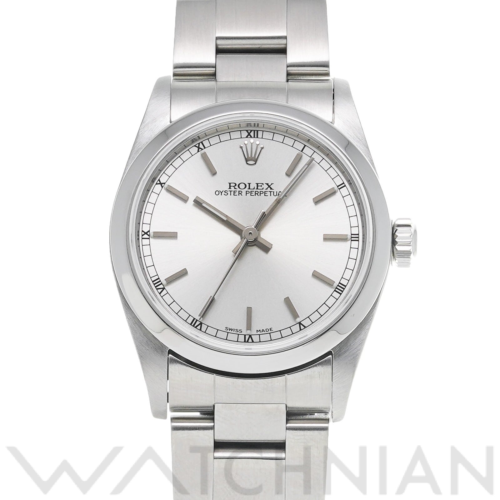 オイスターパーペチュアル 77080 K番(2001年頃製造) シルバー ロレックス ROLEX ユニセックス 【中古】