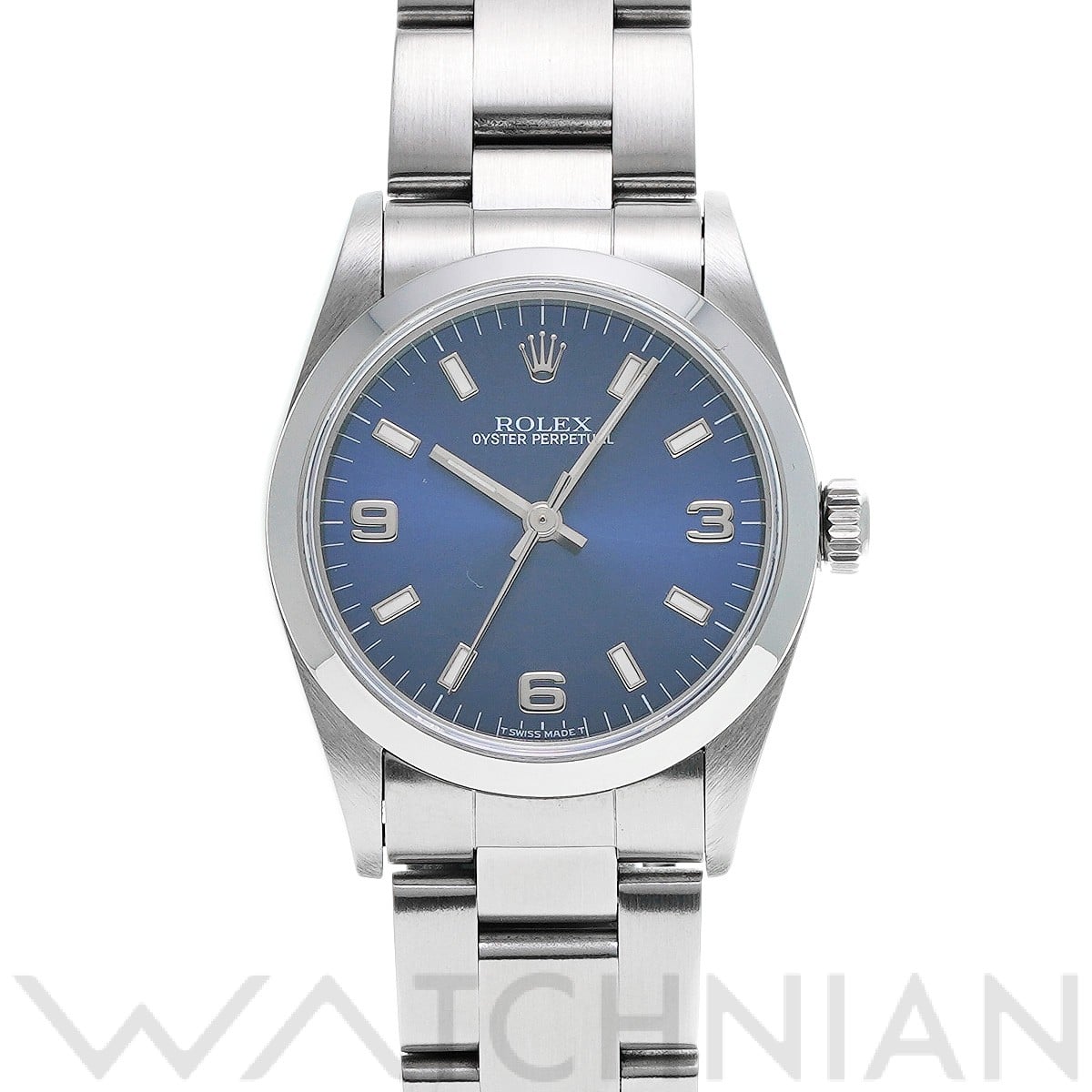 オイスターパーペチュアル 67480 T番(1997年頃製造) ブルー ロレックス ROLEX ユニセックス 【中古】