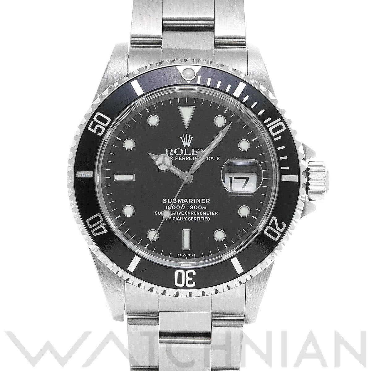 サブマリーナ デイト 16610 A番(1999年頃製造) ブラック ロレックス ROLEX メンズ 【中古】