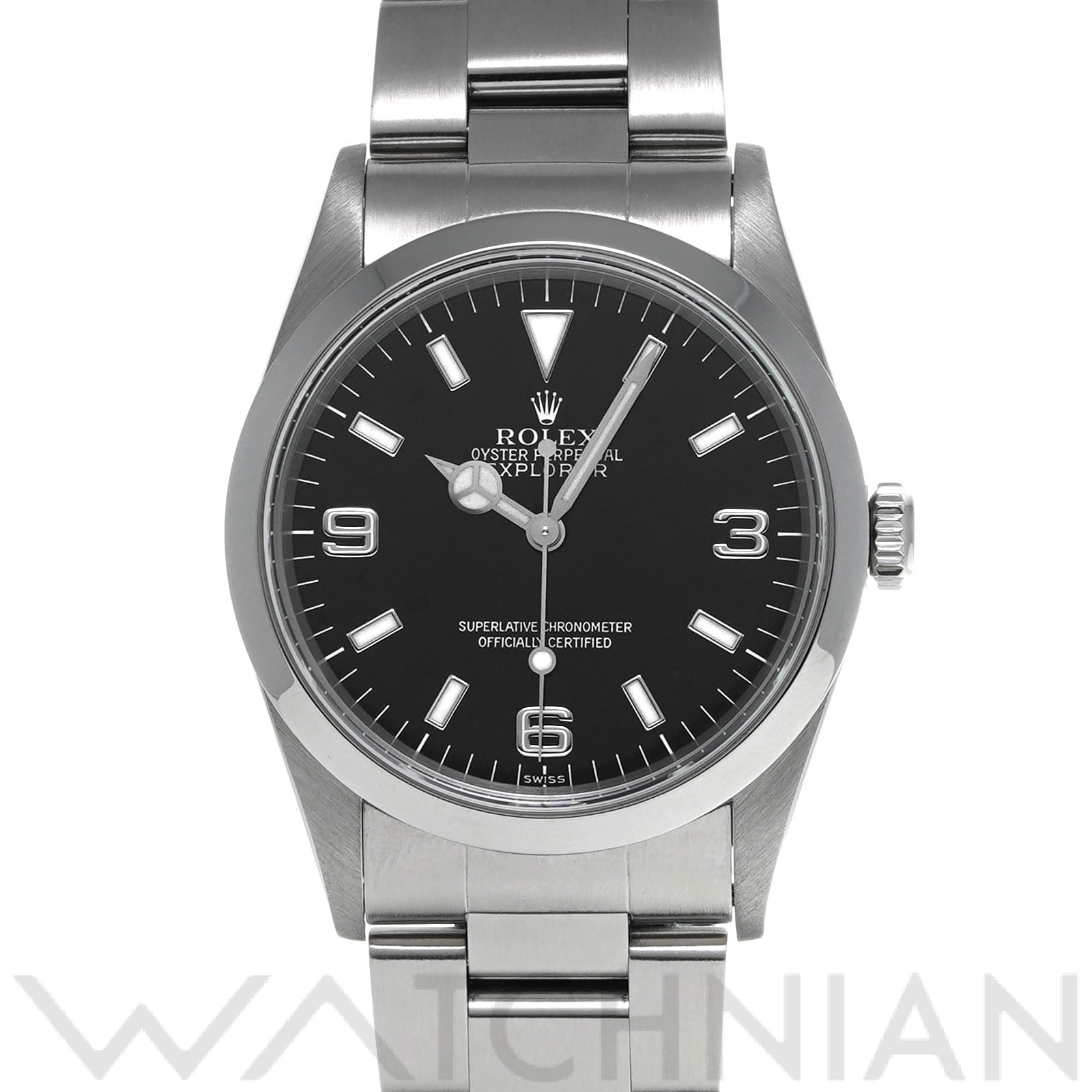 ロレックス エクスプローラー 14270 ブラック メンズ 時計 【中古】【wristwatch】