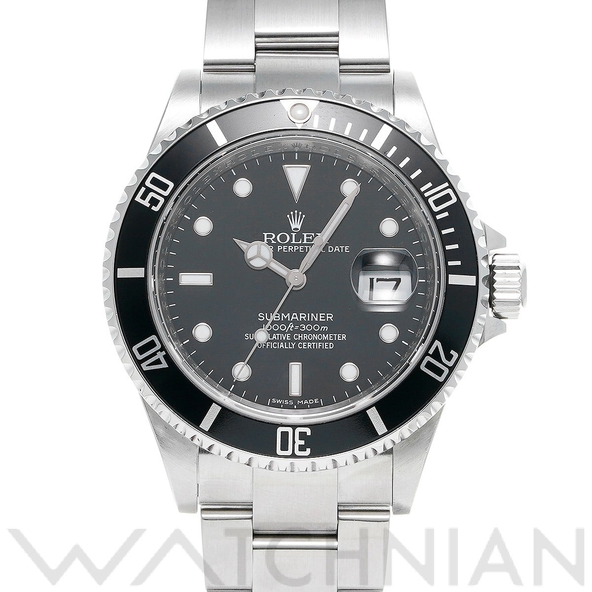 サブマリーナ デイト 16610 M番(2008年頃製造) ブラック ロレックス ROLEX メンズ 【中古】