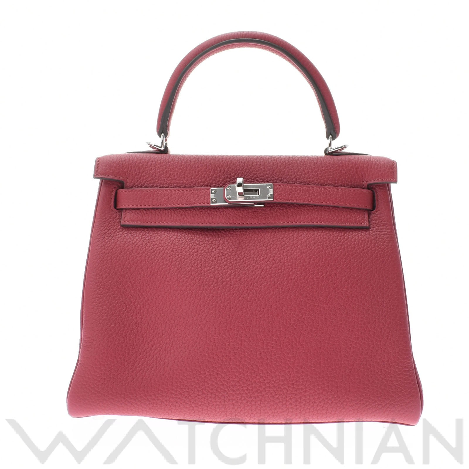 エルメス ケリー 25 内縫い 2WAY ルージュグレナ/パラジウム金具 トゴ レディース バッグ 【未使用】【bag】