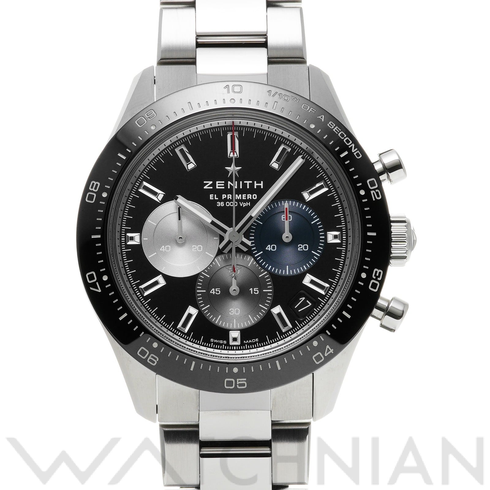 ゼニス / ZENITH クロノマスター エル・プリメロ スポーツ 03.3100.3600/21.M3100 ブラックラッカー メンズ 時計 【中古】【wristwatch】