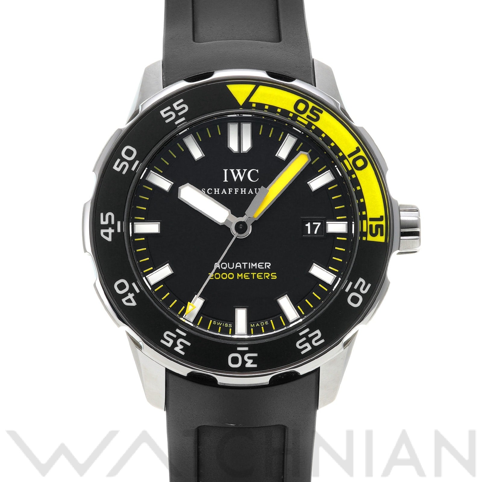 アクアタイマー オートマティック 2000 IW356802 ブラック インターナショナルウォッチカンパニー IWC メンズ 【中古】