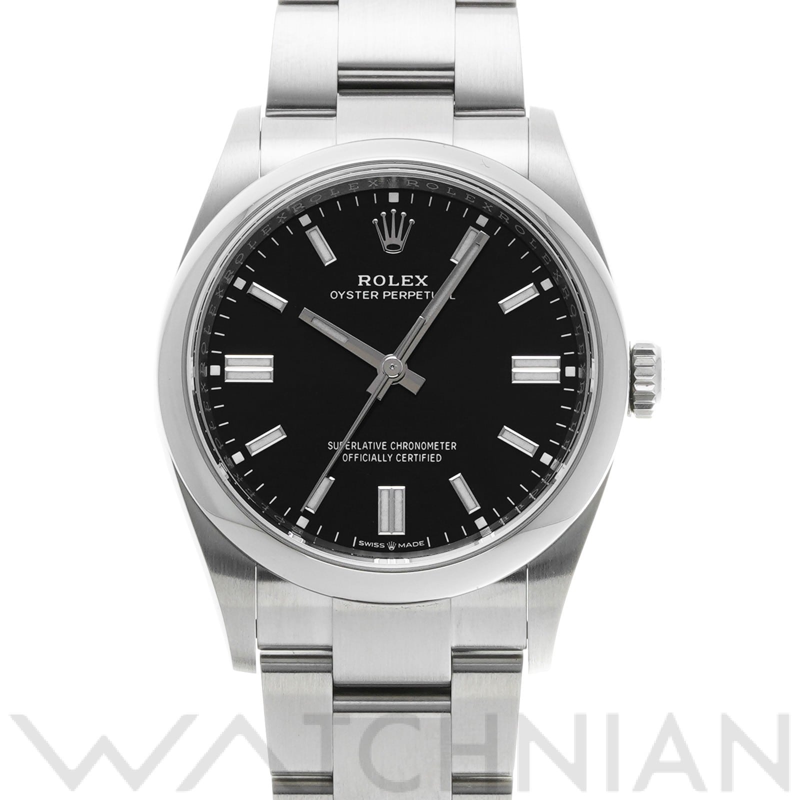 ロレックス オイスターパーペチュアル 36 126000 ブライトブラック メンズ 時計 【中古】【wristwatch】