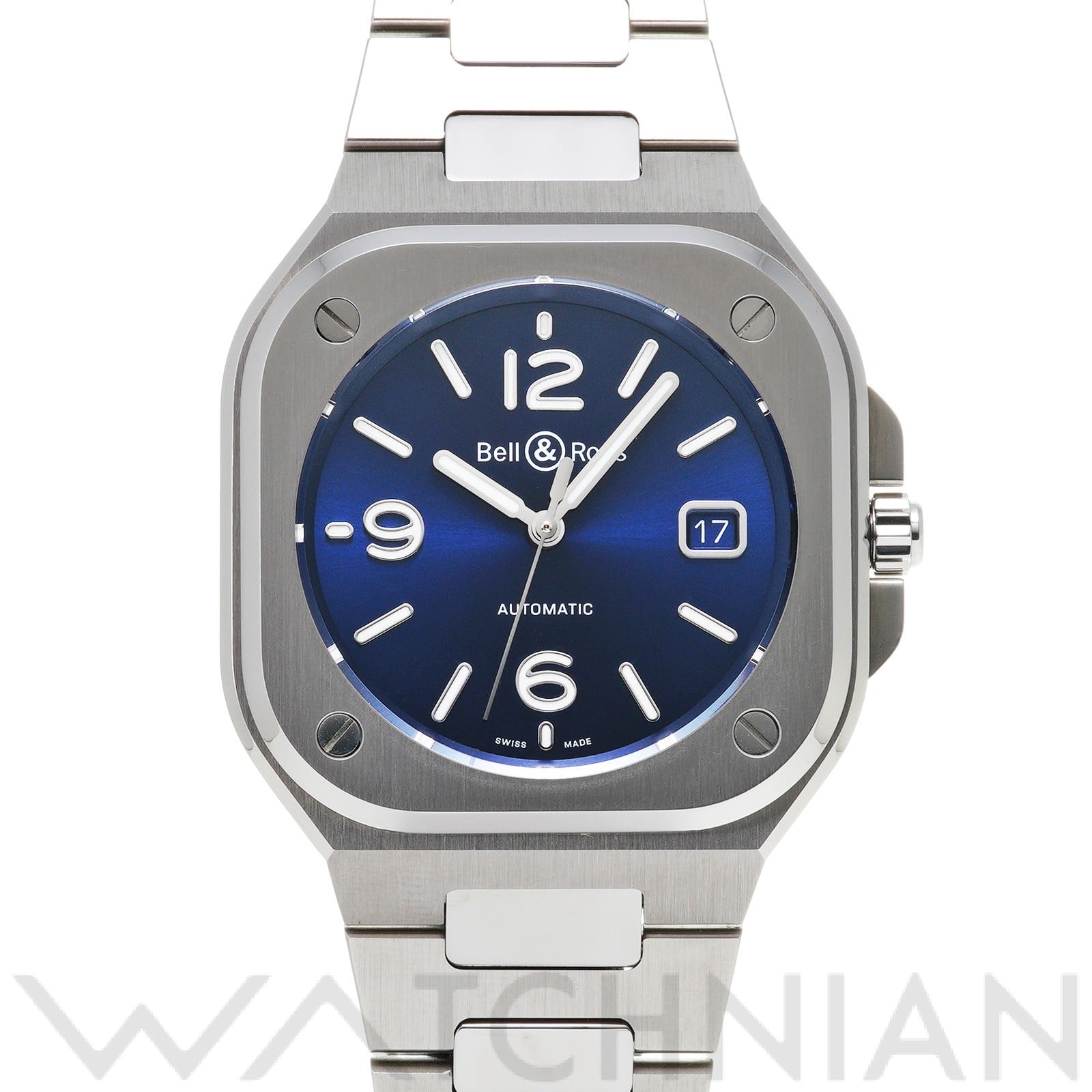 ベル＆ロス / Bell & Ross BR 05 ブルースチール BR05A-BLU-ST/SST ブルー メンズ 時計 【中古】【wristwatch】