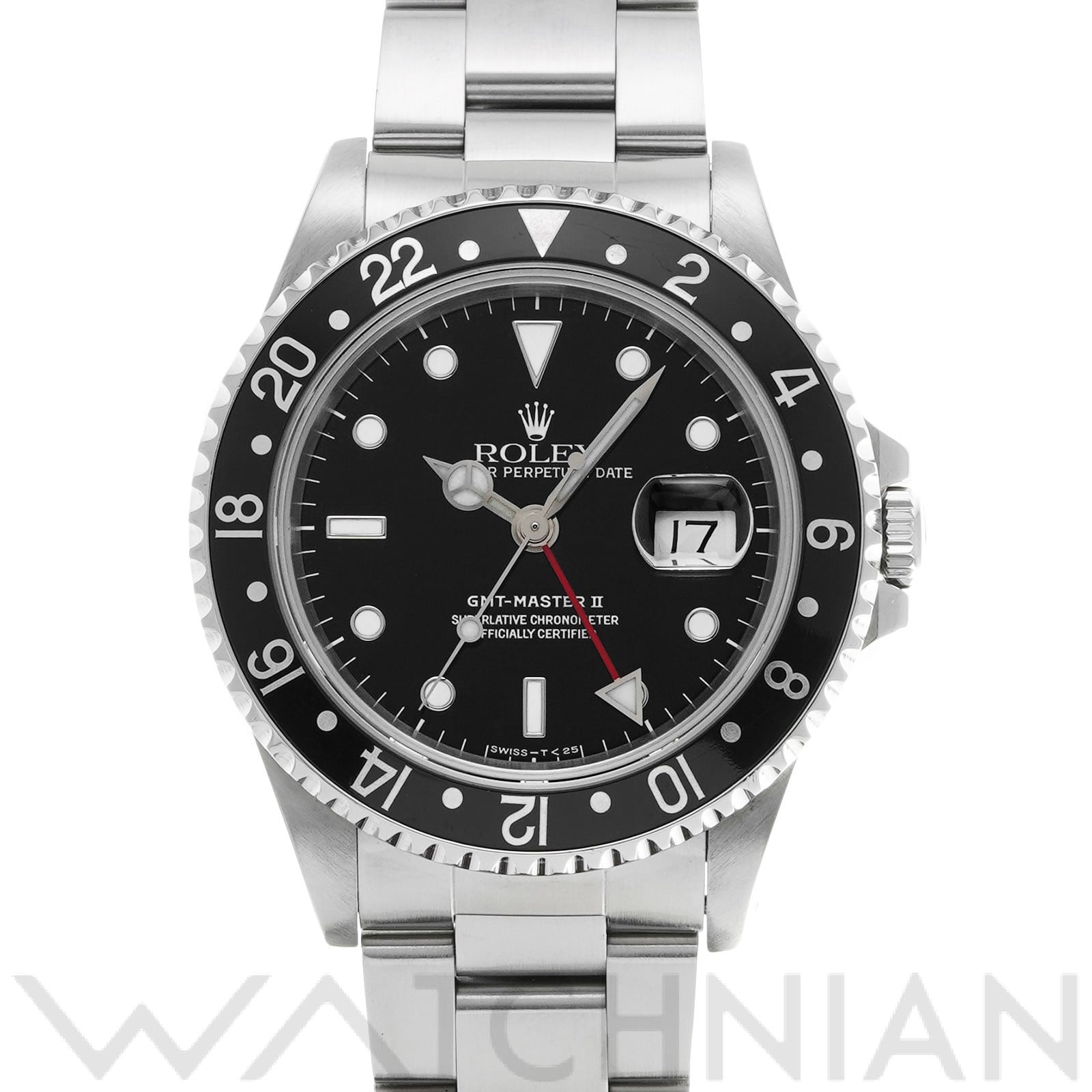 ロレックス GMTマスターII 16710 ブラック メンズ 時計 【中古】【wristwatch】