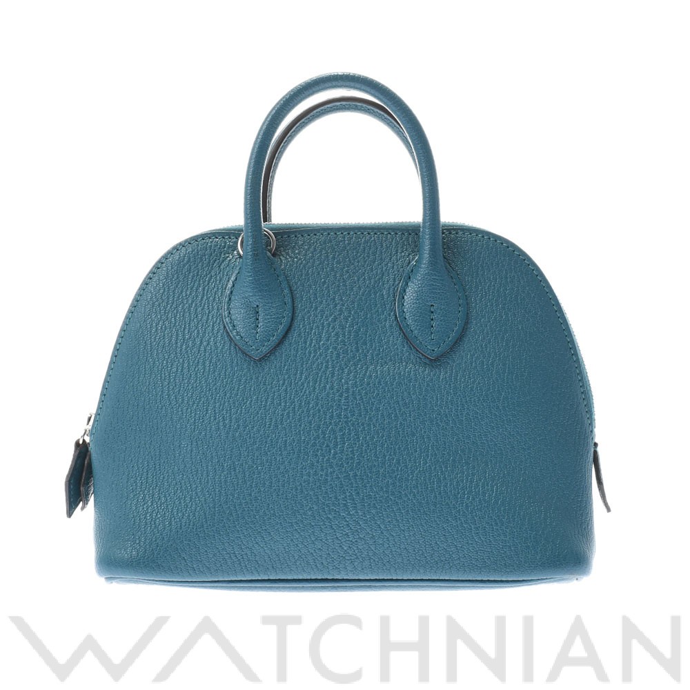 ボリード 1923 ミニ 2WAY ヴェールボスフォール/パラジウム金具 シェーブル HERMES エルメス レディース 【中古】