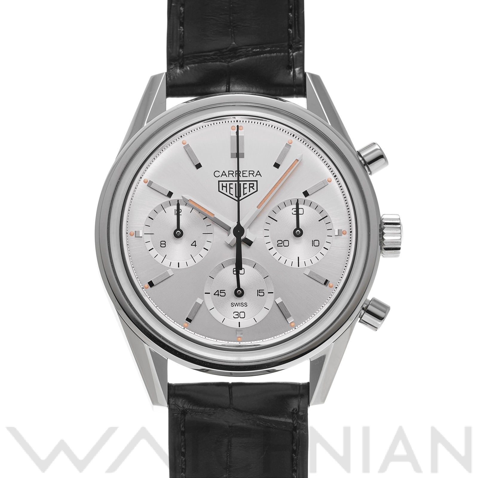 カレラ キャリバーホイヤー02 クロノグラフ 160th CBK221B.FC6479 シルバー タグ ホイヤー TAG HEUER メンズ 【中古】