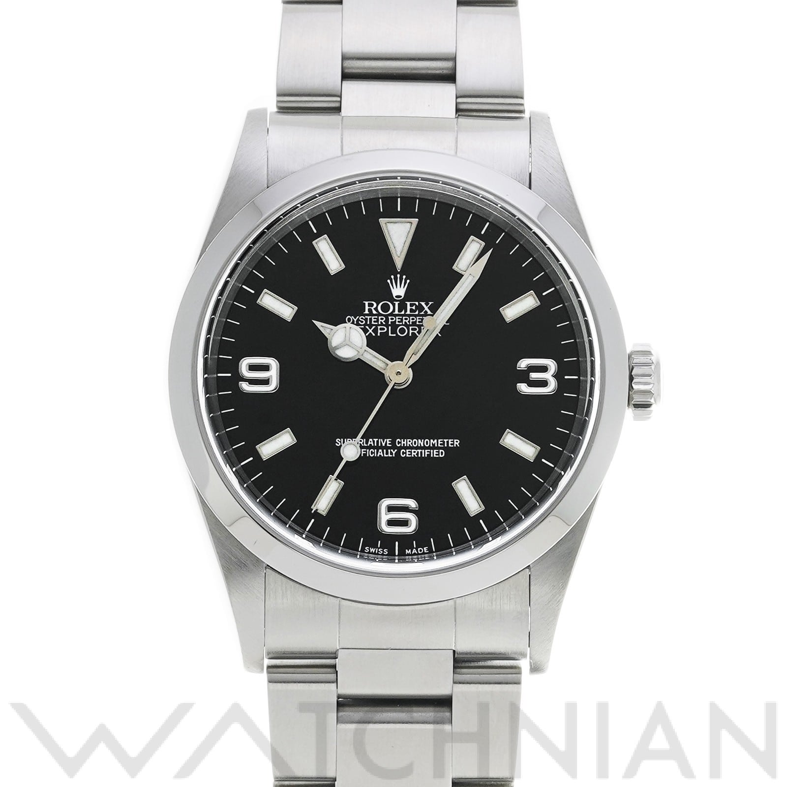 ロレックス エクスプローラー 14270 ブラック メンズ 時計 【中古】【wristwatch】