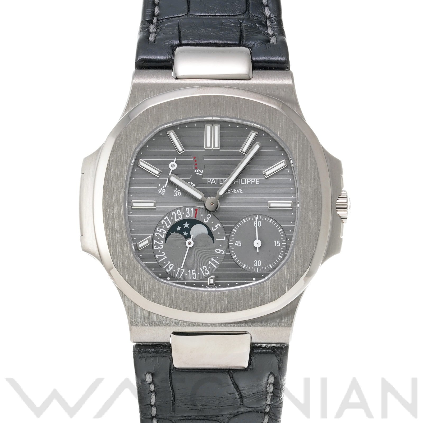 ノーチラス ムーンフェイズ 5712G-001 スレート パテック フィリップ PATEK PHILIPPE メンズ 【中古】