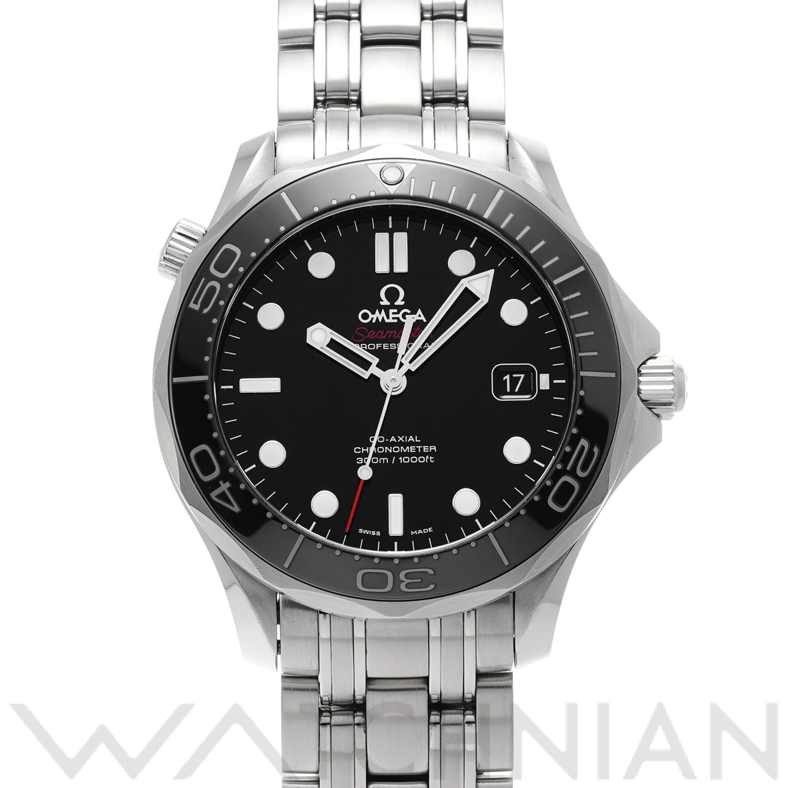 オメガ / OMEGA シーマスター ダイバー300 コーアクシャル 212.30.41.20.01.003 ブラック メンズ 時計 【中古】【wristwatch】