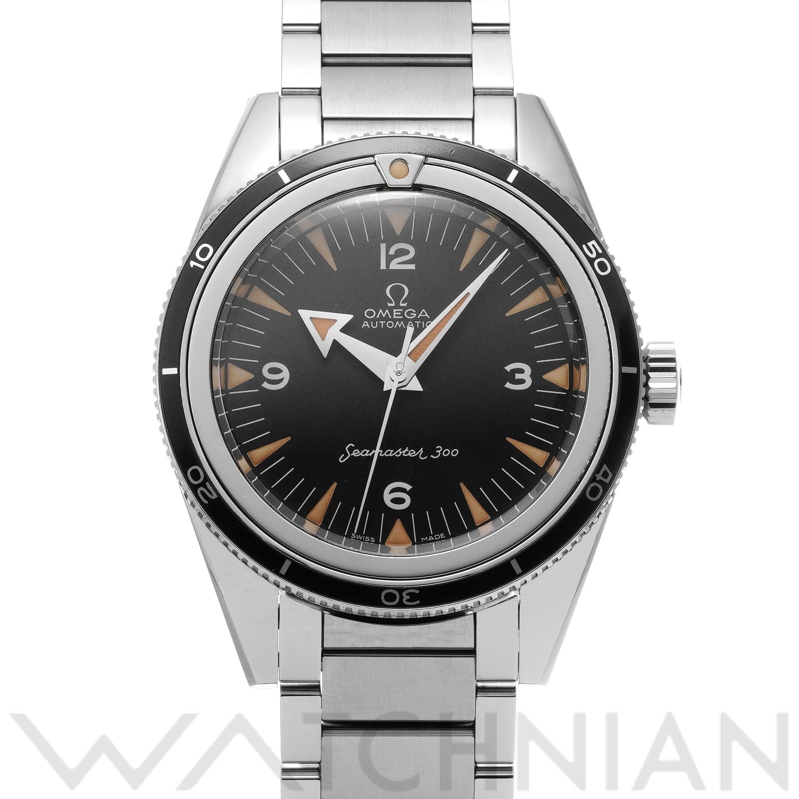 オメガ / OMEGA シーマスター 300 コーアクシャル マスタークロノメーター 1957 トリロジー 234.10.39.20.01.001 ブラック メンズ 時計 【中古】【wristwatch】