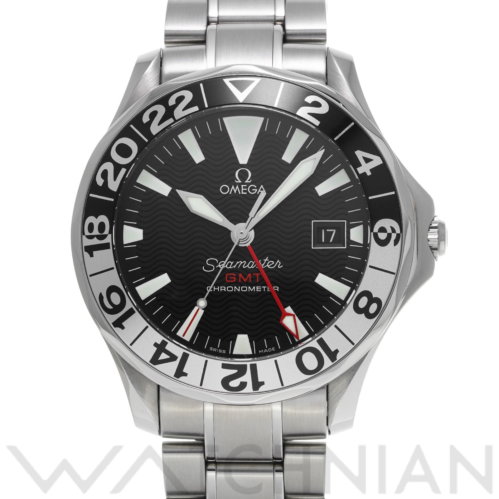オメガ / OMEGA シーマスター 300 GMT ジェリー・ロペス 2536.50 ブラック メンズ 時計 【中古】【wristwatch】