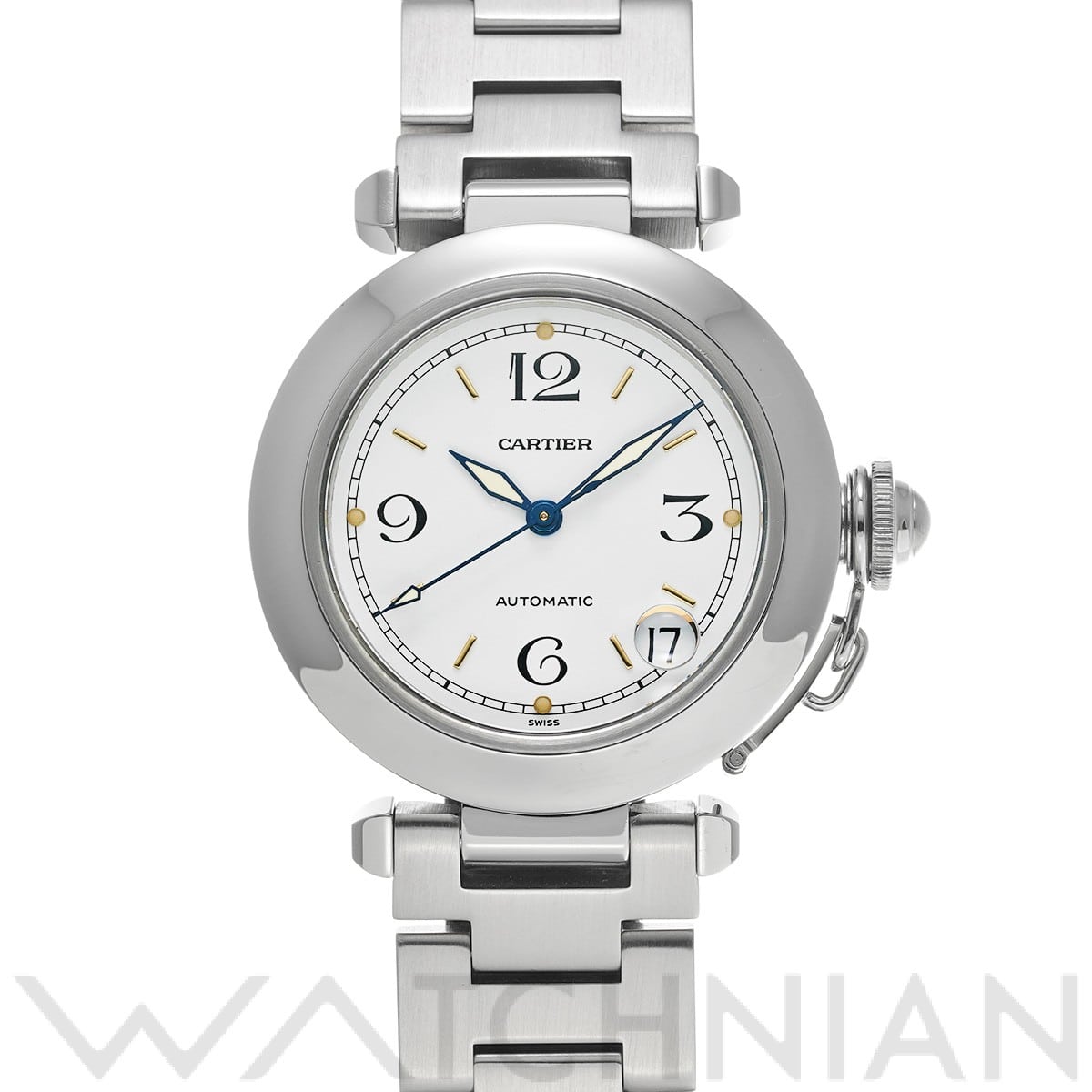 カルティエ / CARTIER パシャC W31015M7 ホワイト ユニセックス 時計 【中古】【wristwatch】