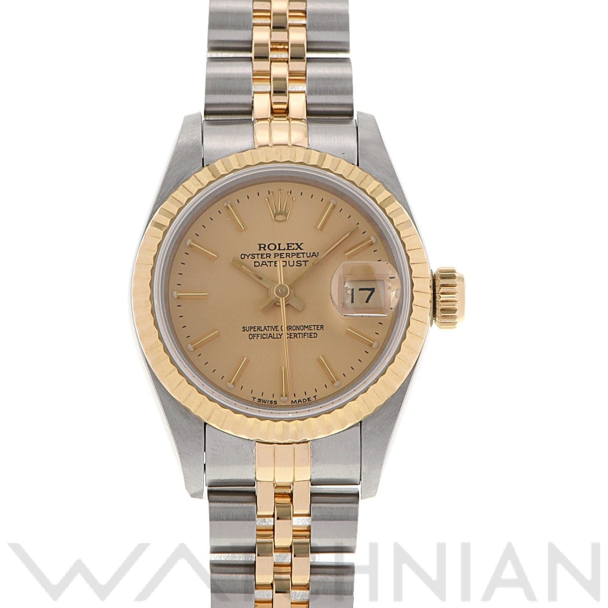 ロレックス デイトジャスト 26 69173 シャンパン レディース 時計 【中古】【wristwatch】