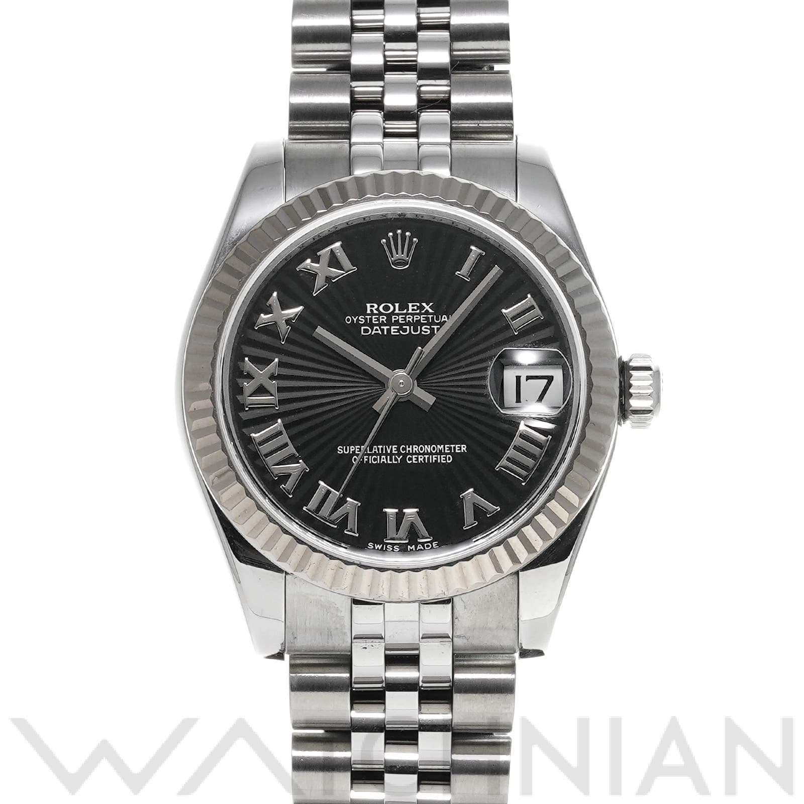 デイトジャスト 31 178274 Z番(2007年頃製造) ブラックサンビーム ロレックス ROLEX ユニセックス 【中古】