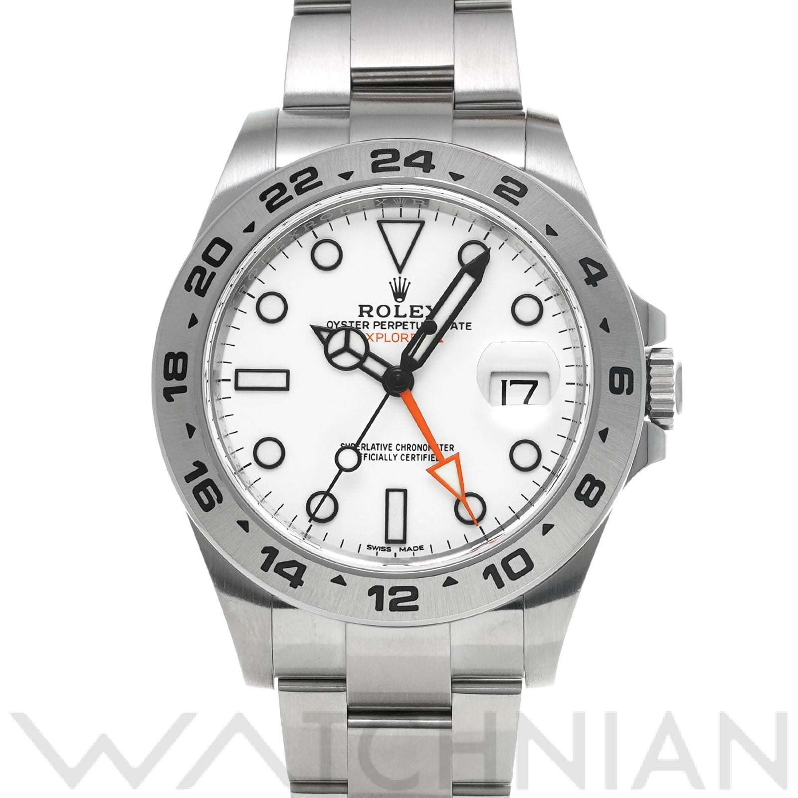 ロレックス エクスプローラーII 216570 ホワイト メンズ 時計 【中古】【wristwatch】