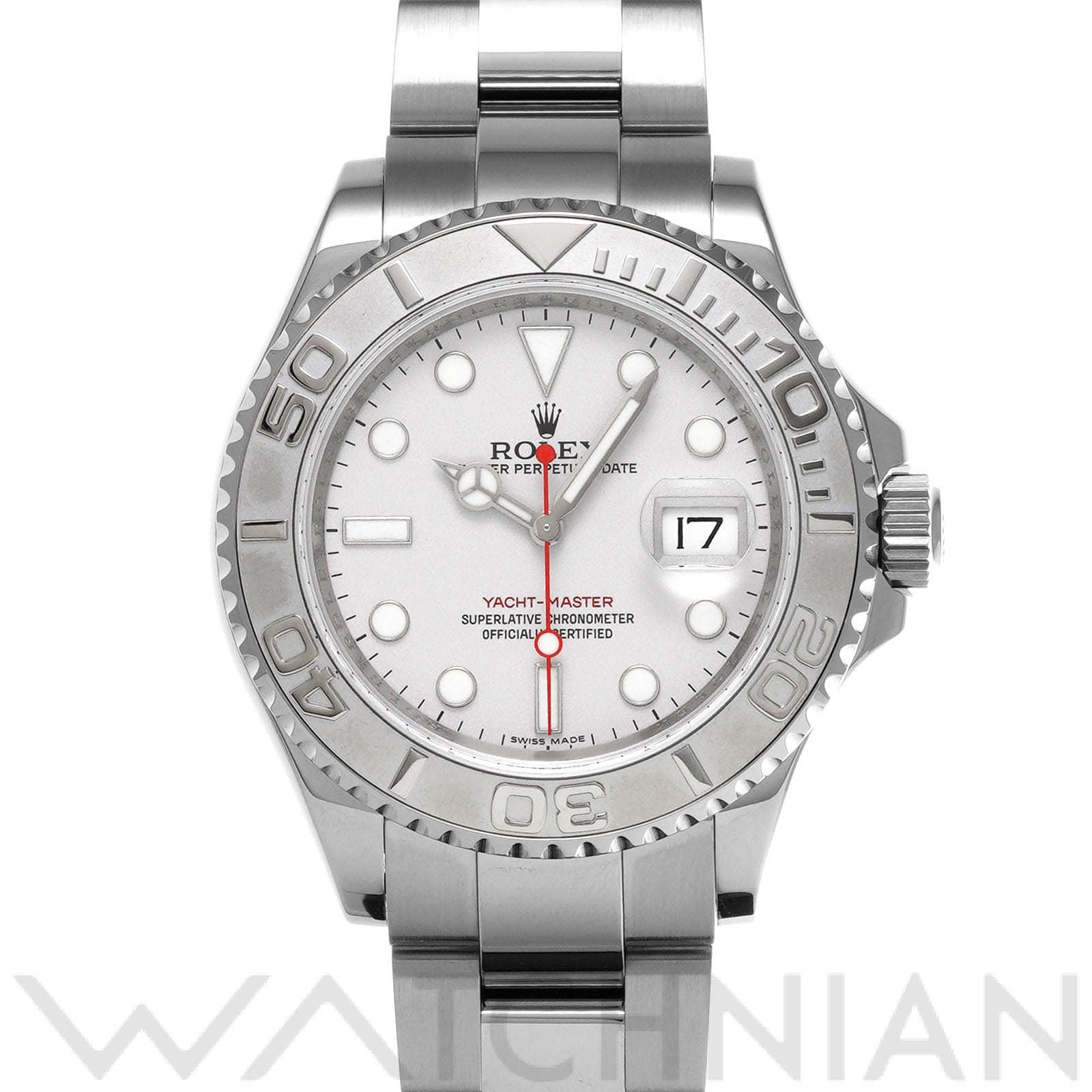 ヨットマスター ロレジウム 16622 ランダムシリアル グレー ロレックス ROLEX メンズ 【中古】