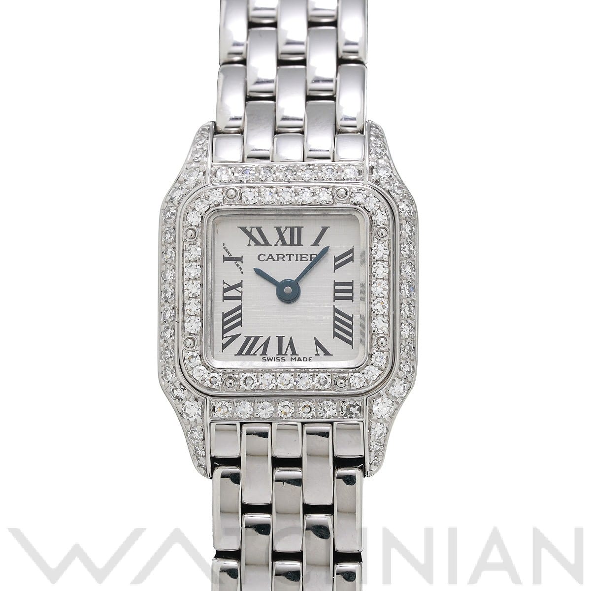 カルティエ パンテール ミニ W3210F3 シルバー レディース 時計 【中古】【wristwatch】