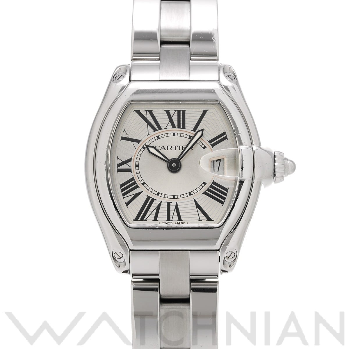 カルティエ / CARTIER ロードスター SM W62016V3 シルバー レディース 時計 【中古】【wristwatch】