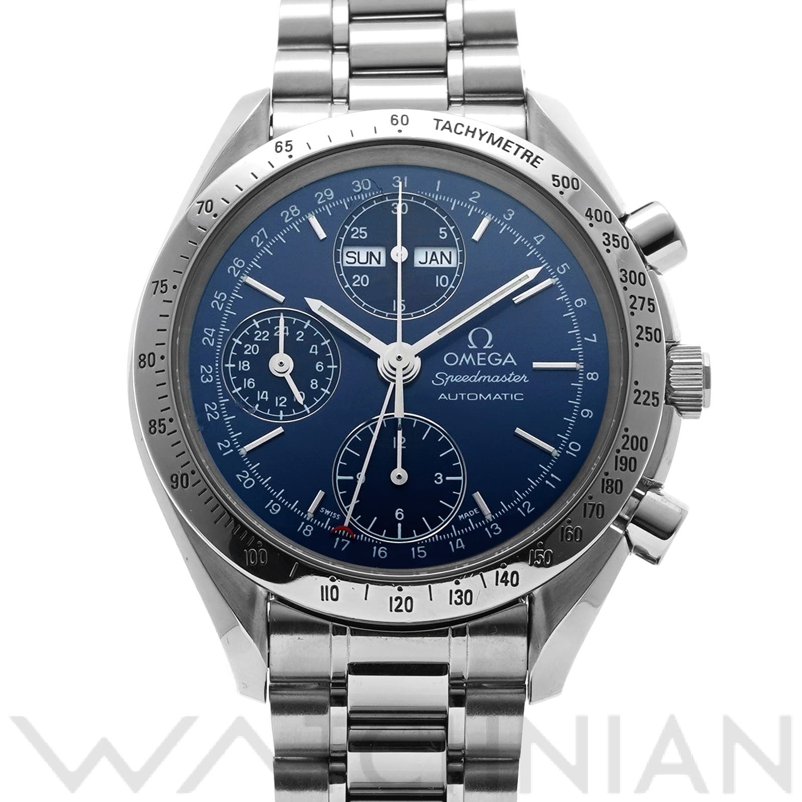 オメガ / OMEGA スピードマスター トリプルカレンダー 3521.80 ブルー メンズ 時計 【中古】【wristwatch】