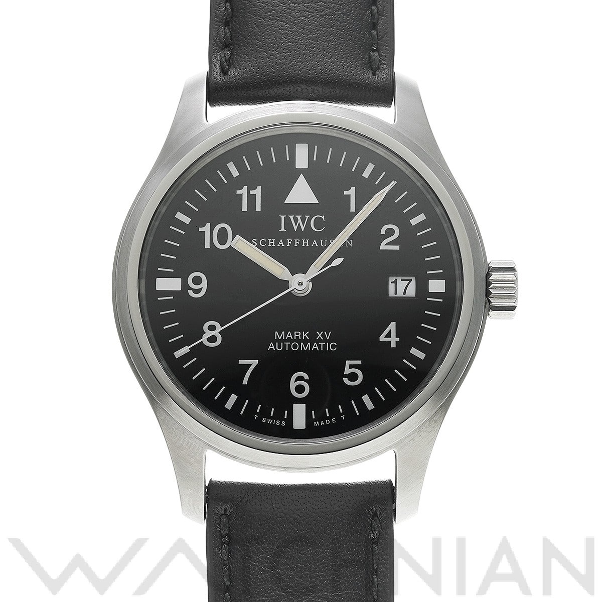 IWC パイロットウォッチ マーク XV IW325307 ブラック メンズ 時計 【中古】【wristwatch】