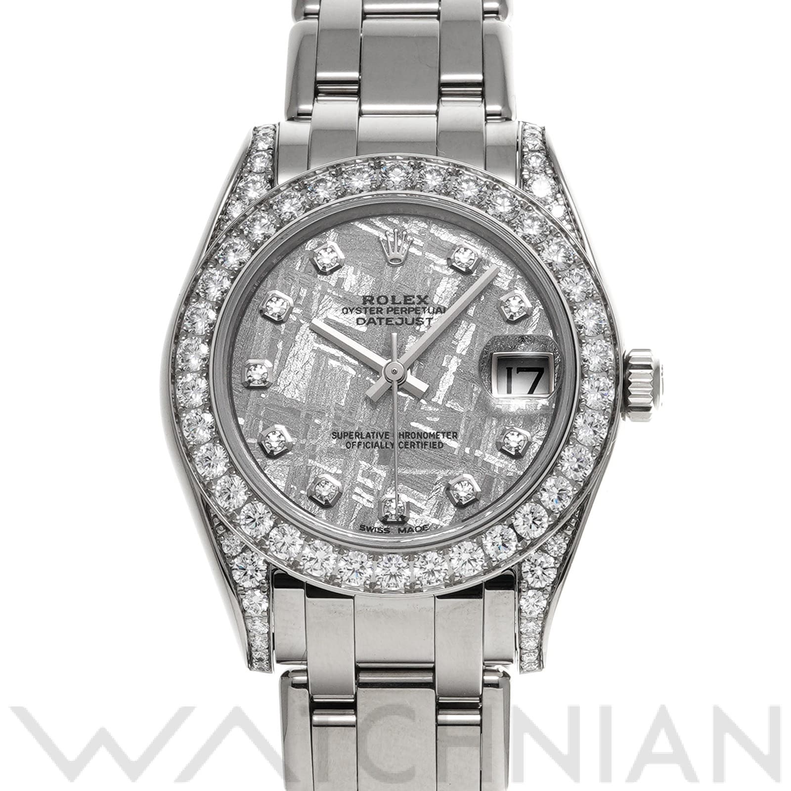 ロレックス / ROLEX デイトジャスト パールマスター 34 81159 メテオライト/ダイヤモンド ユニセックス 時計 【中古】【wristwatch】