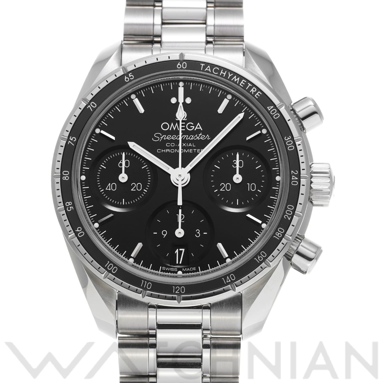 オメガ / OMEGA スピードマスター 38 コーアクシャル 324.30.38.50.01.001 ブラック メンズ 時計 【中古】【wristwatch】
