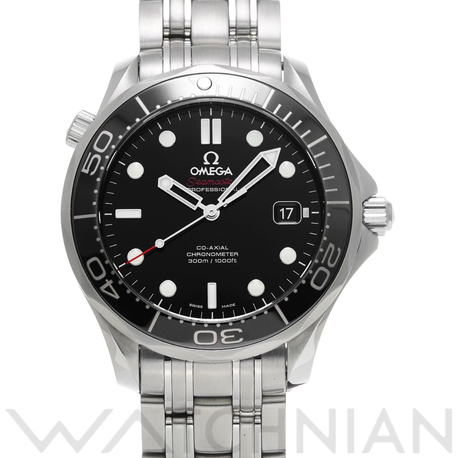 オメガ / OMEGA シーマスター ダイバー300 コーアクシャル 212.30.41.20.01.003 ブラック メンズ 時計 【中古】【wristwatch】
