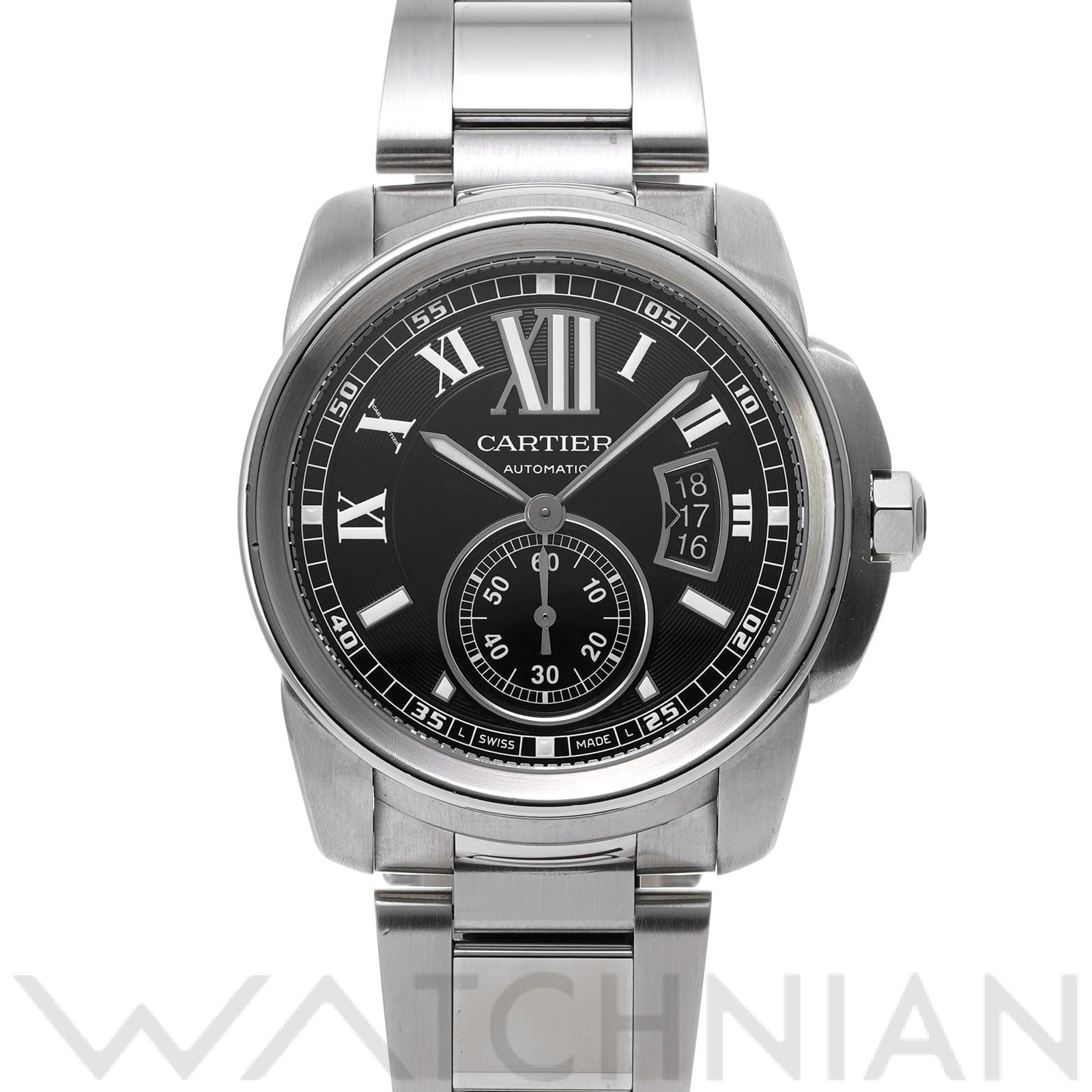 カルティエ / CARTIER カリブル ドゥ カルティエ W7100016 ブラック メンズ 時計 【中古】【wristwatch】