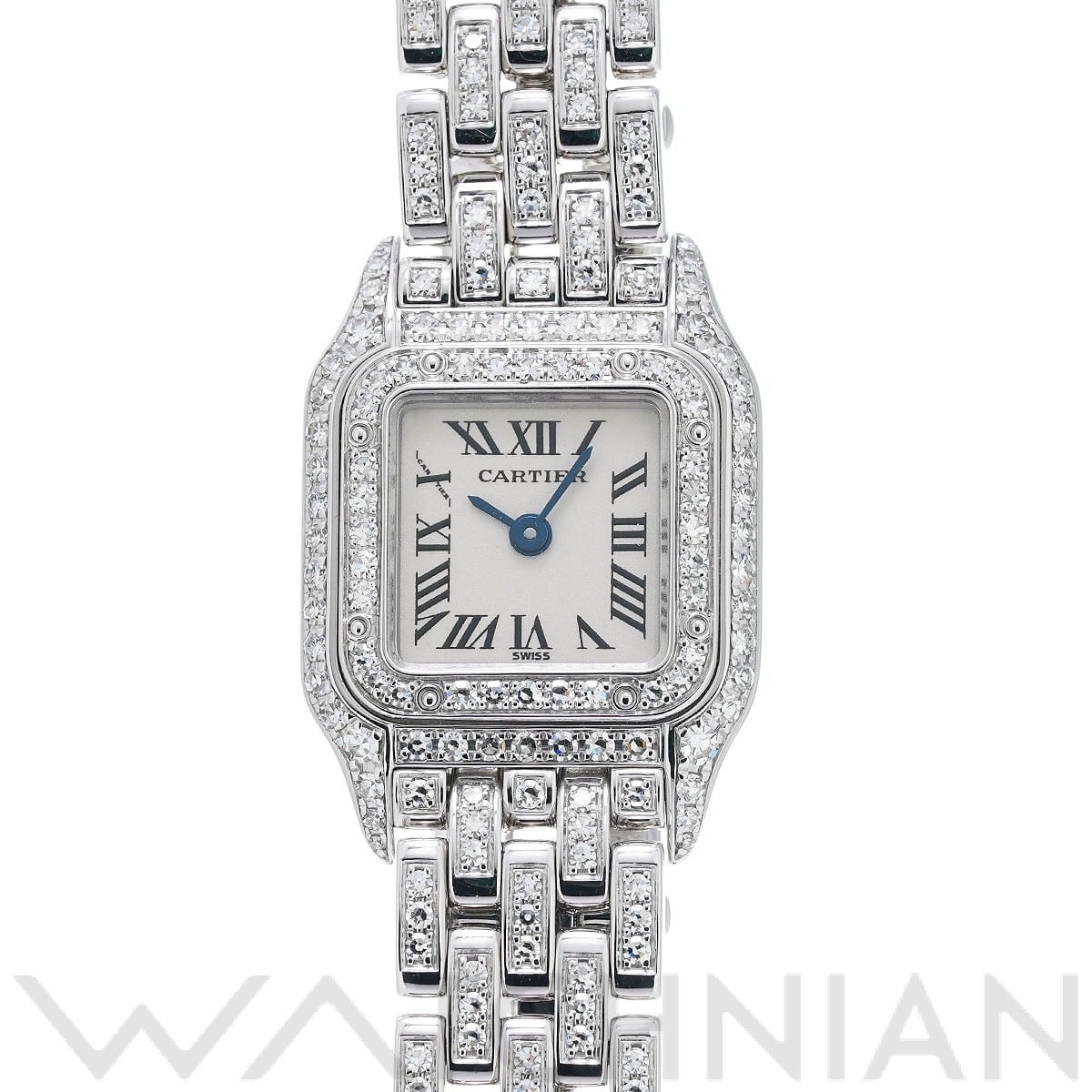 カルティエ ミニパンテール WF3210FK シルバー レディース 時計 【中古】【wristwatch】