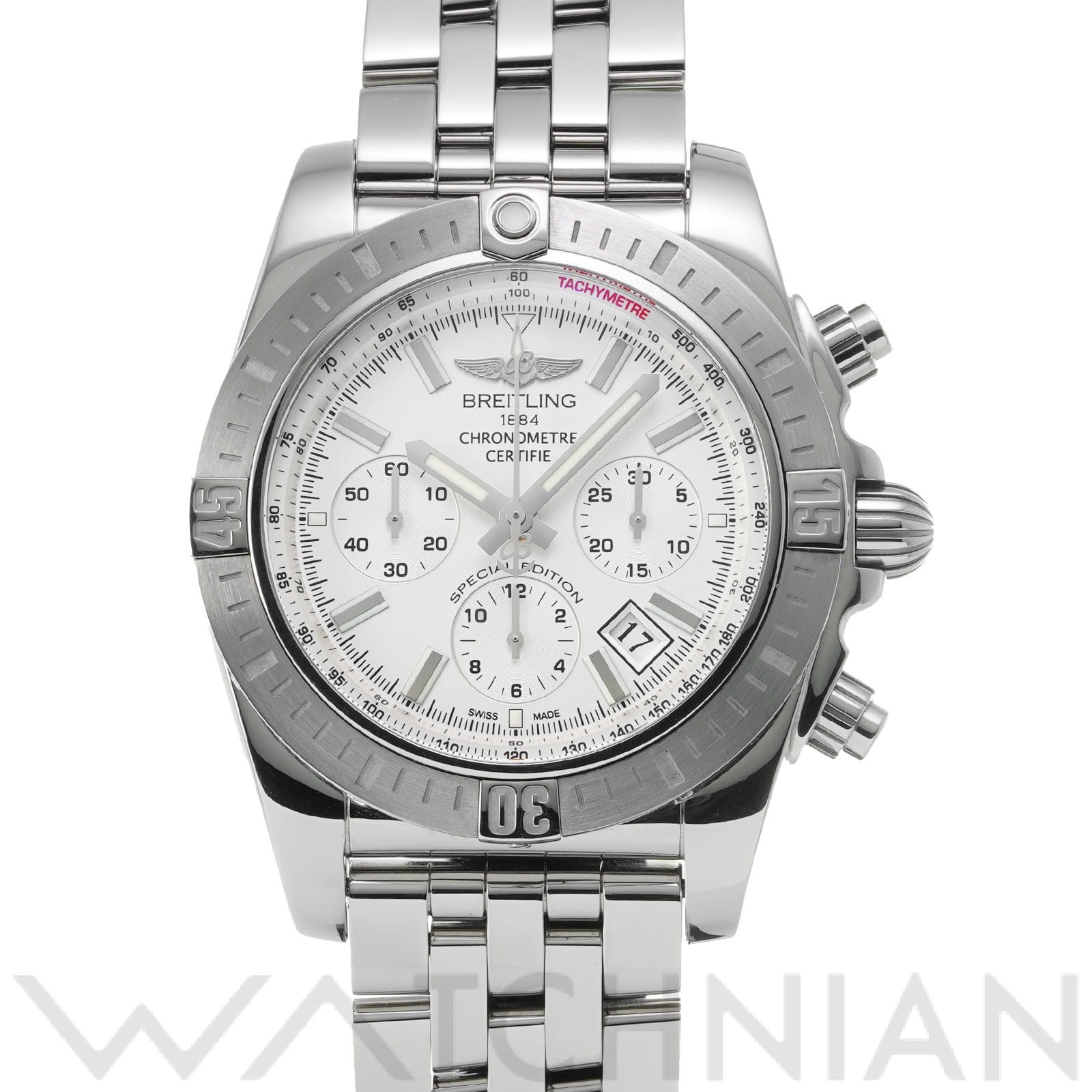 ブライトリング / BREITLING クロノマット 44 スペシャル AB011511/G829 シルバー メンズ 時計 【中古】【wristwatch】