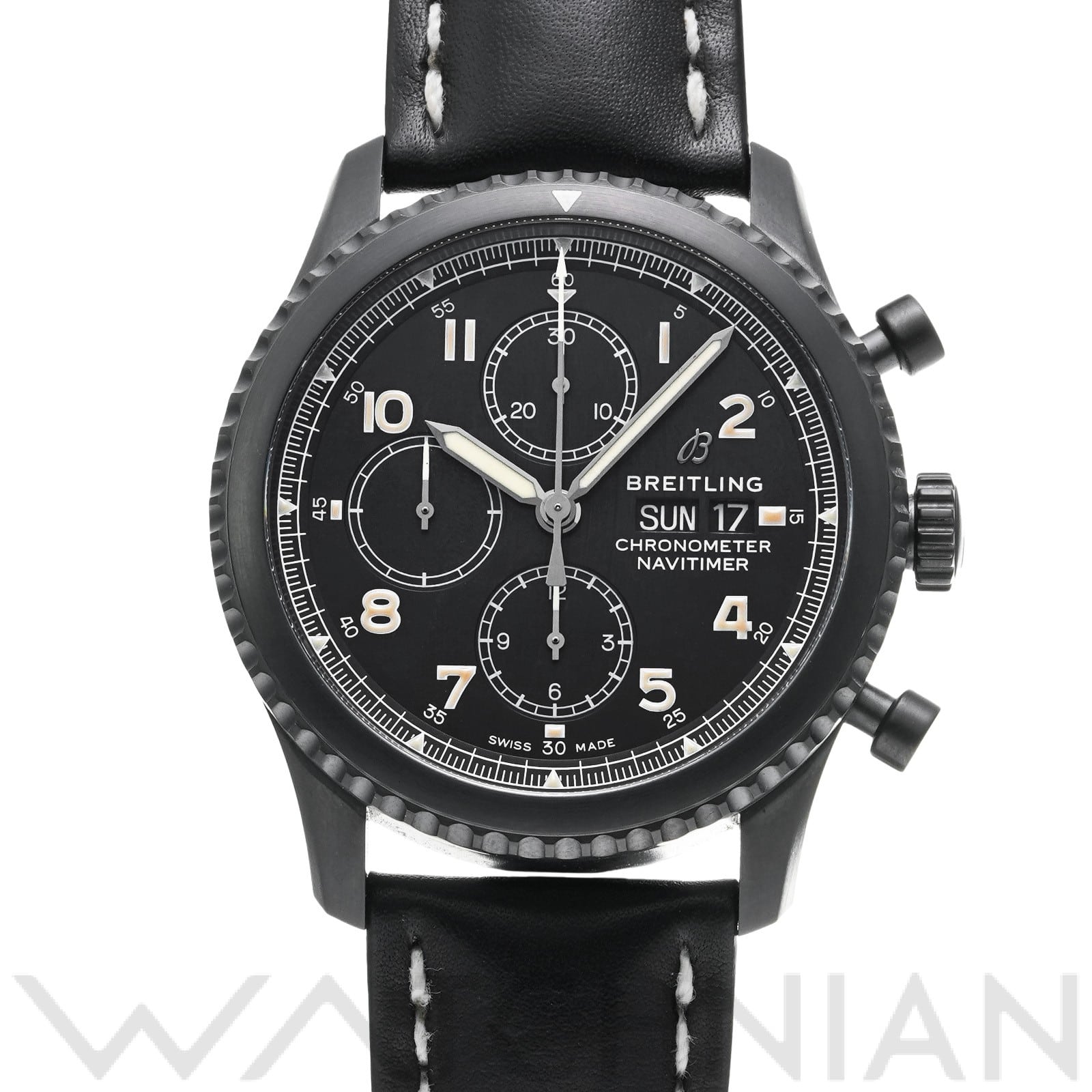 ナビタイマー 8 クロノグラフ M13314101B1X1 ブラック ブライトリング BREITLING メンズ 【中古】