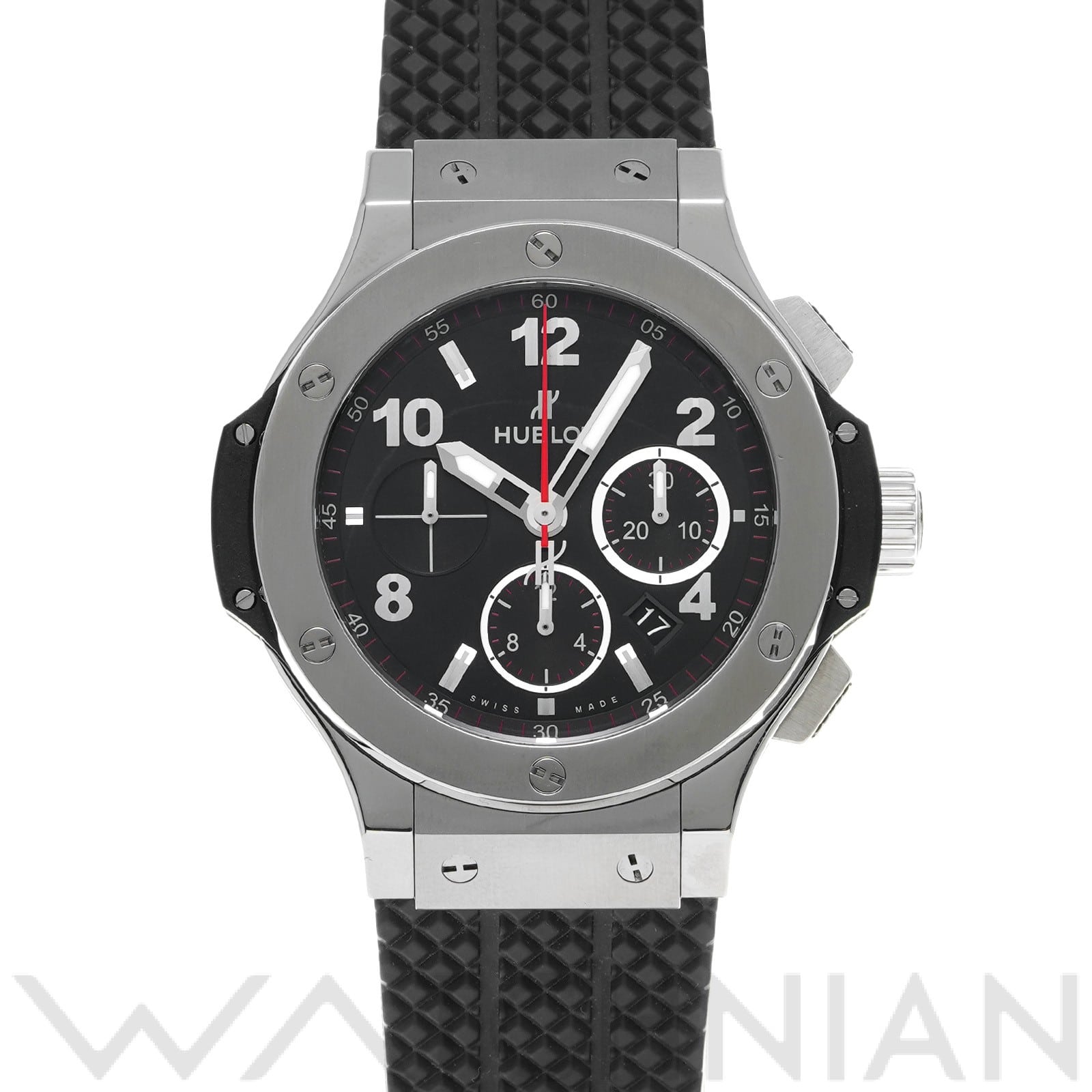 ビッグバン スチール 301.SX.130.RX マットブラック ウブロ HUBLOT メンズ 【中古】