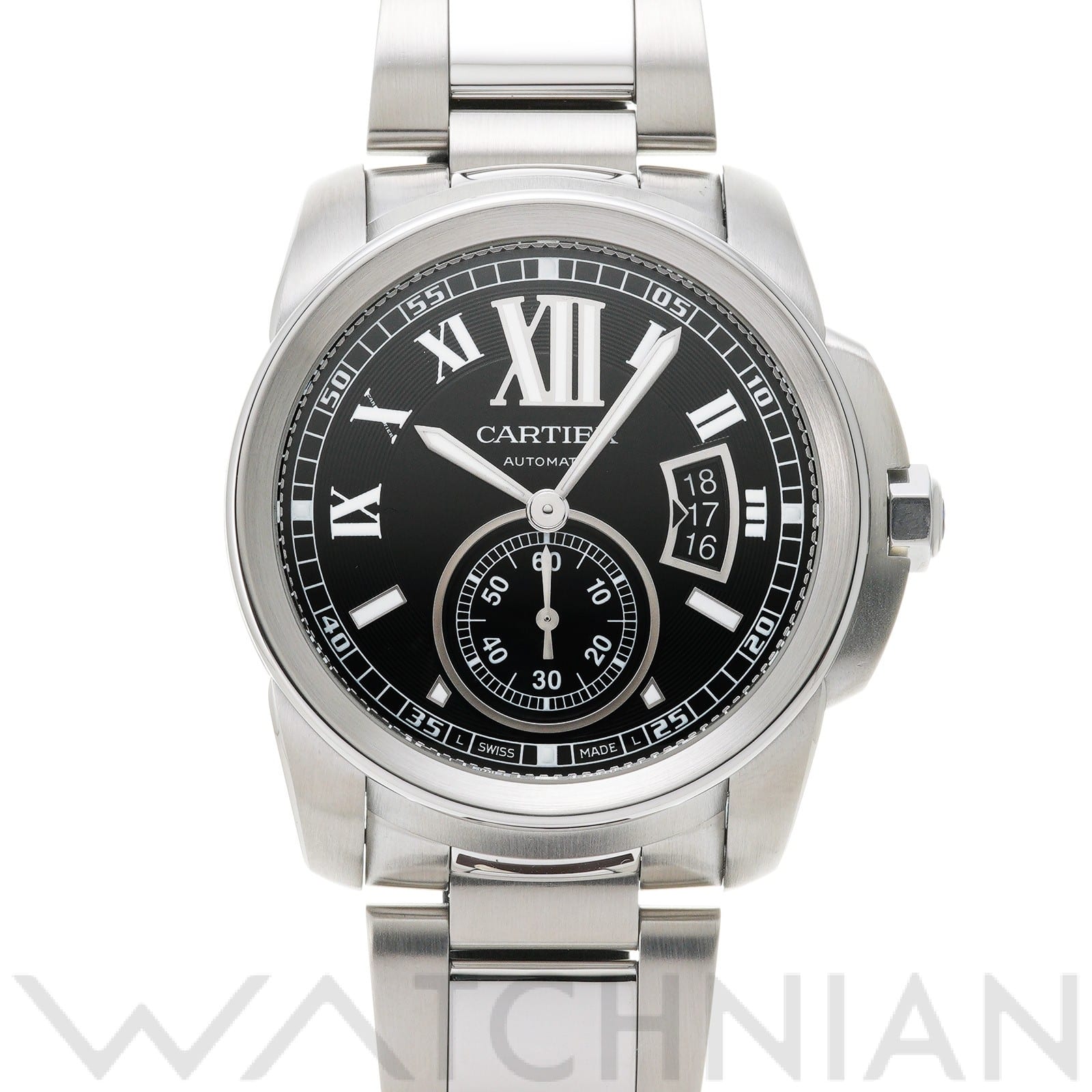 カルティエ / CARTIER カリブル ドゥ カルティエ W7100016 ブラック メンズ 時計 【中古】【wristwatch】