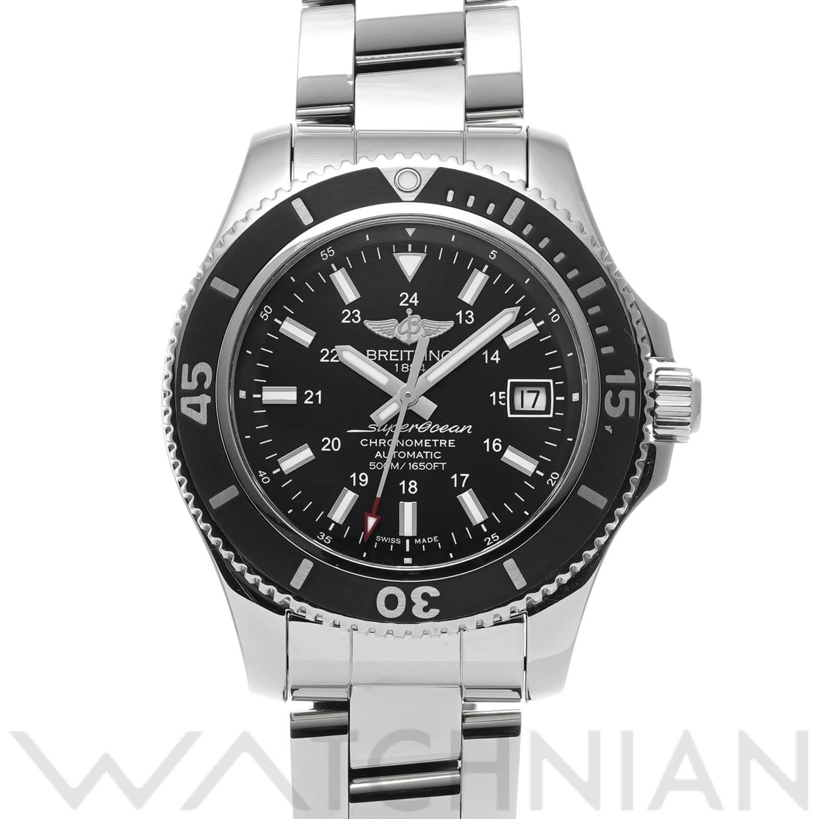 ブライトリング / BREITLING スーパーオーシャン II 42 A17365C9/BF71 ブラック メンズ 時計 【中古】【wristwatch】