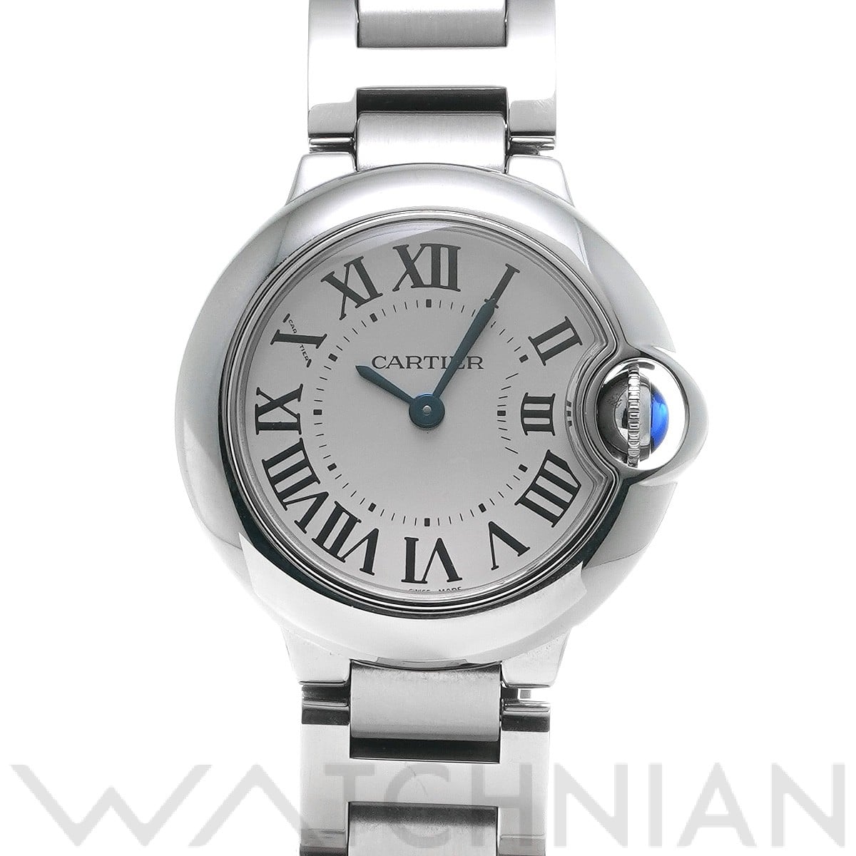 カルティエ / CARTIER バロンブルー ドゥ カルティエ 28mm W69010Z4 シルバー レディース 時計 【中古】【wristwatch】