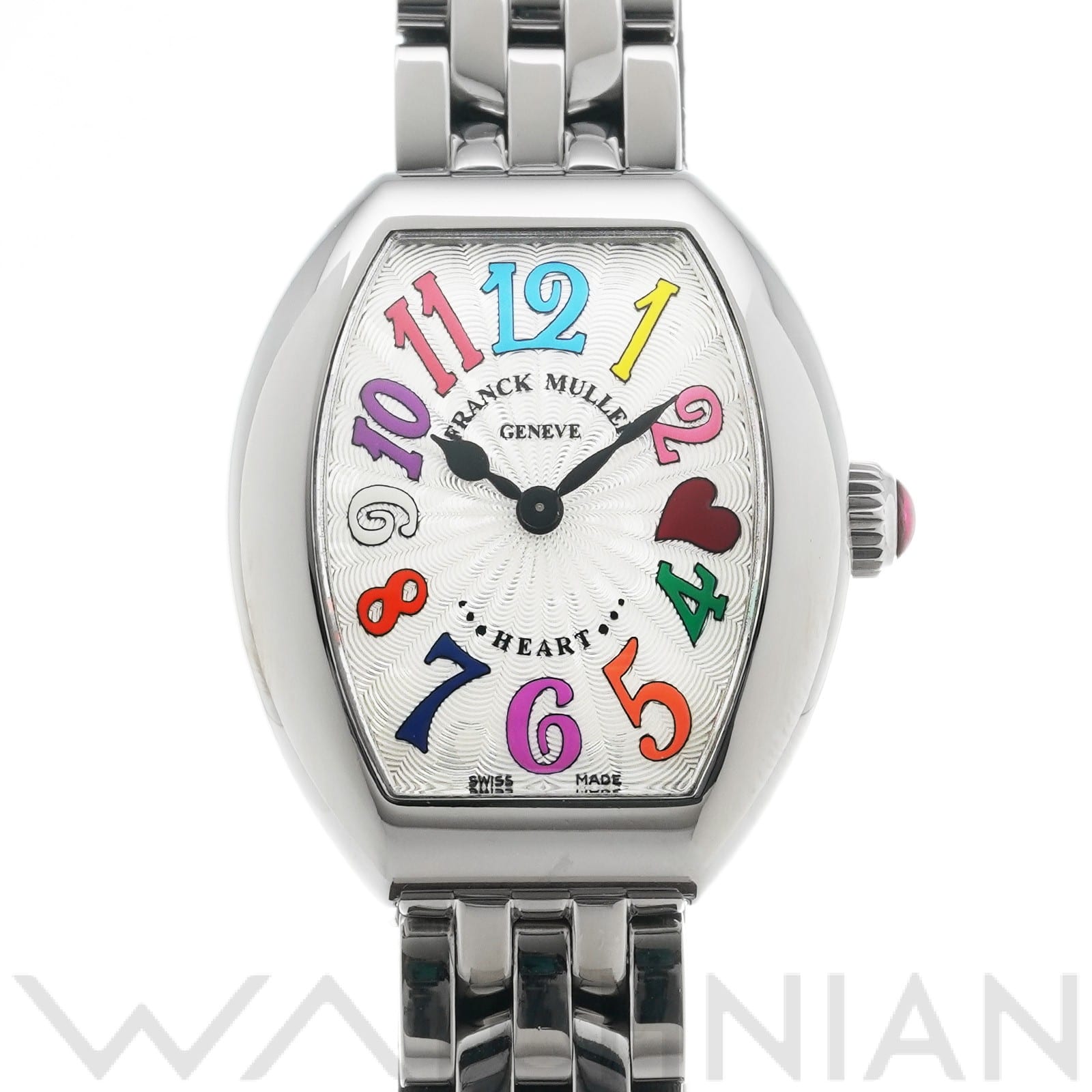 フランクミュラー ハートトゥハート トレゾカラードリーム 5002SQZC3HJCOL シルバー レディース 時計 【中古】【wristwatch】
