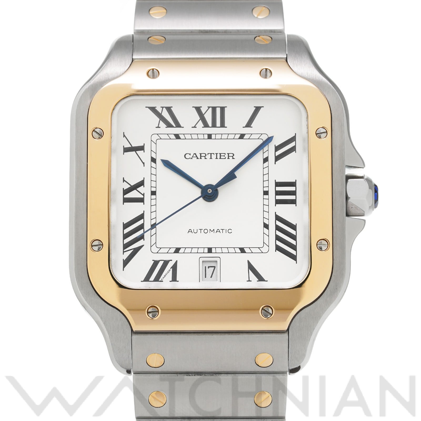 カルティエ / CARTIER サントス ドゥ カルティエ LM W2SA0009 シルバー メンズ 時計 【中古】【wristwatch】
