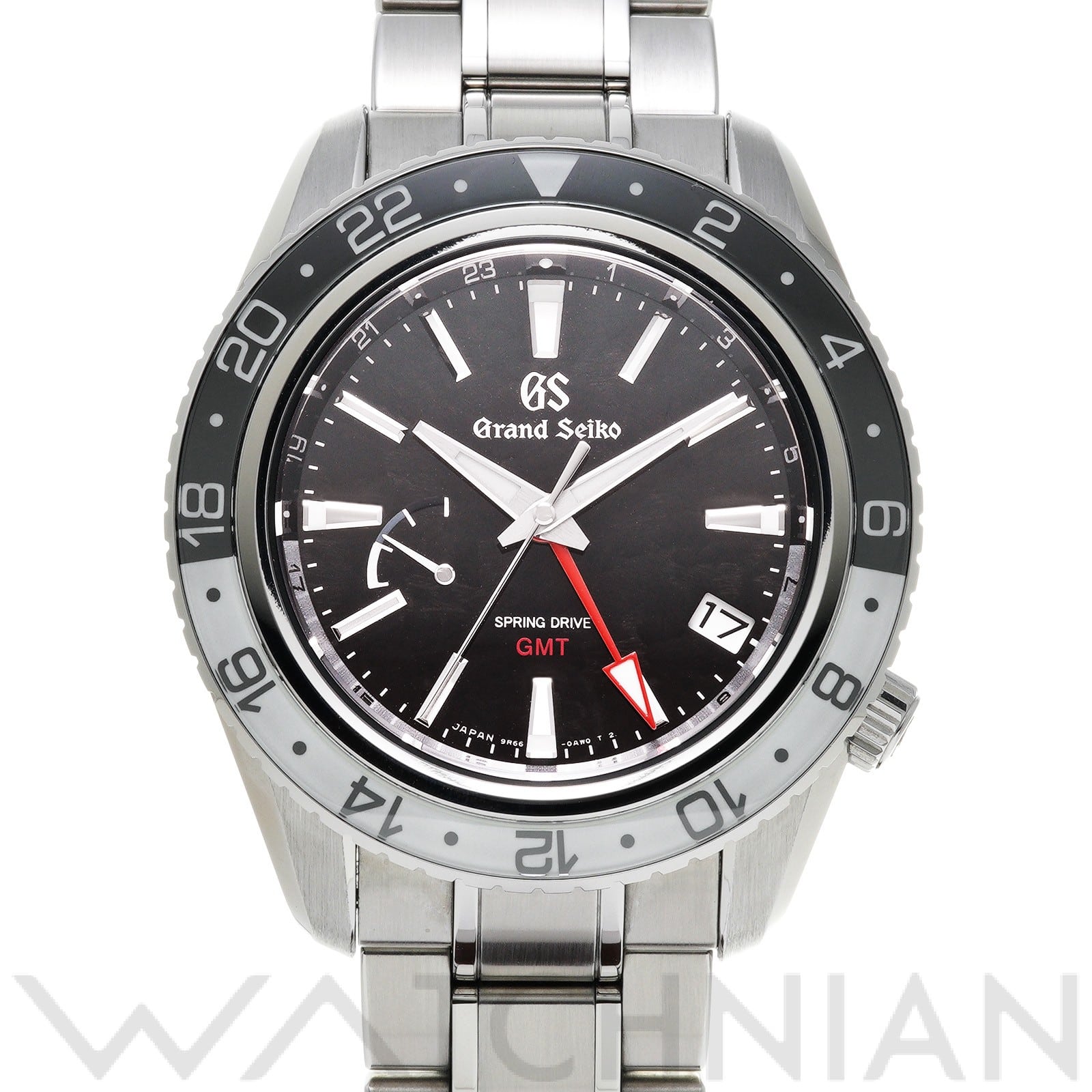 グランドセイコー / Grand Seiko スポーツコレクション スプリングドライブ GMT SBGE277 ブラック メンズ 時計 【中古】【wristwatch】