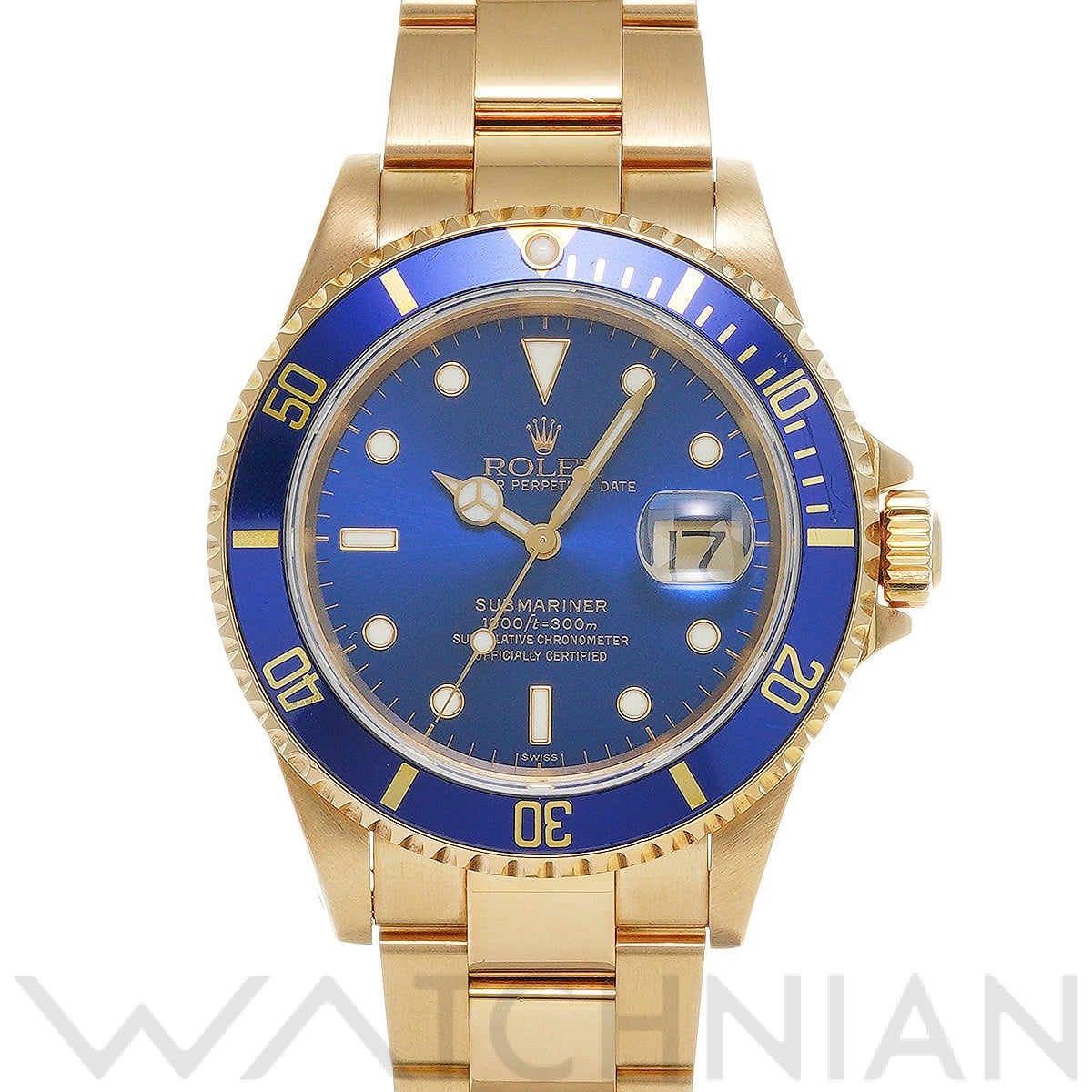 ロレックス / ROLEX サブマリーナ デイト 16618 ブルー メンズ 時計 【中古】【wristwatch】