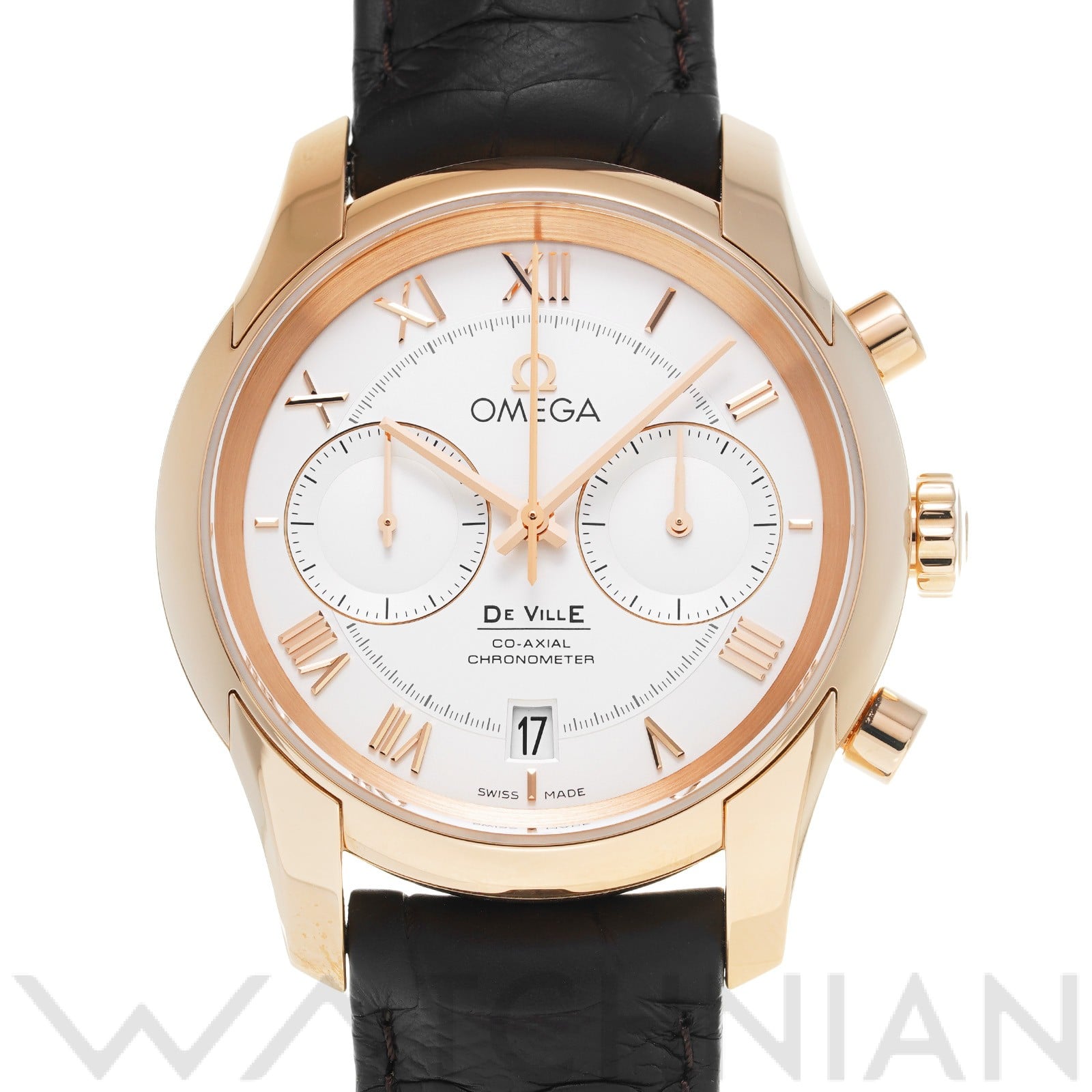 オメガ / OMEGA デ・ヴィル アワービジョン コーアクシャル クロノグラフ 431.53.42.51.02.001 シルバー メンズ 時計 【中古】【wristwatch】