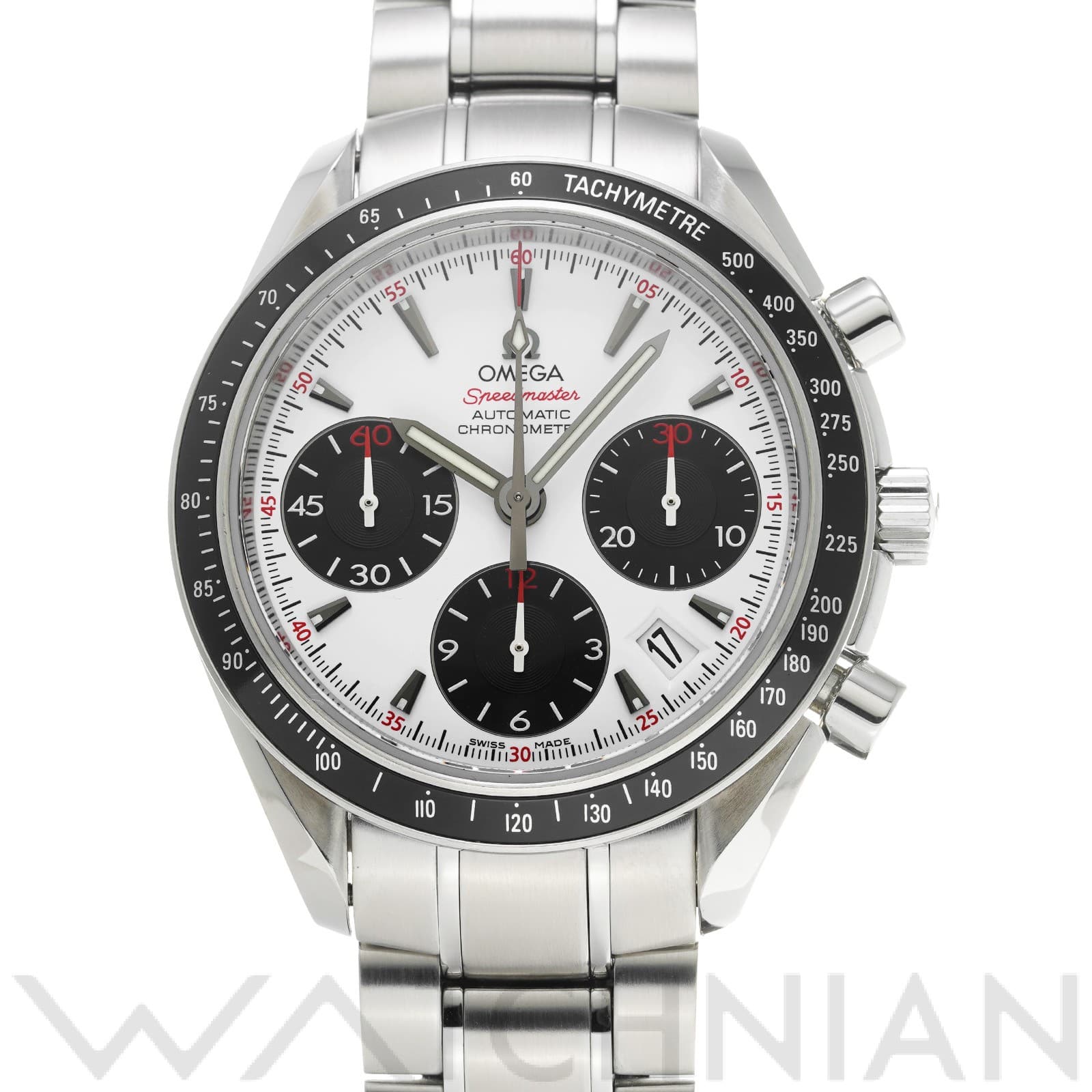 オメガ / OMEGA スピードマスター デイト 323.30.40.40.04.001 ホワイト/ブラック メンズ 時計 【中古】【wristwatch】
