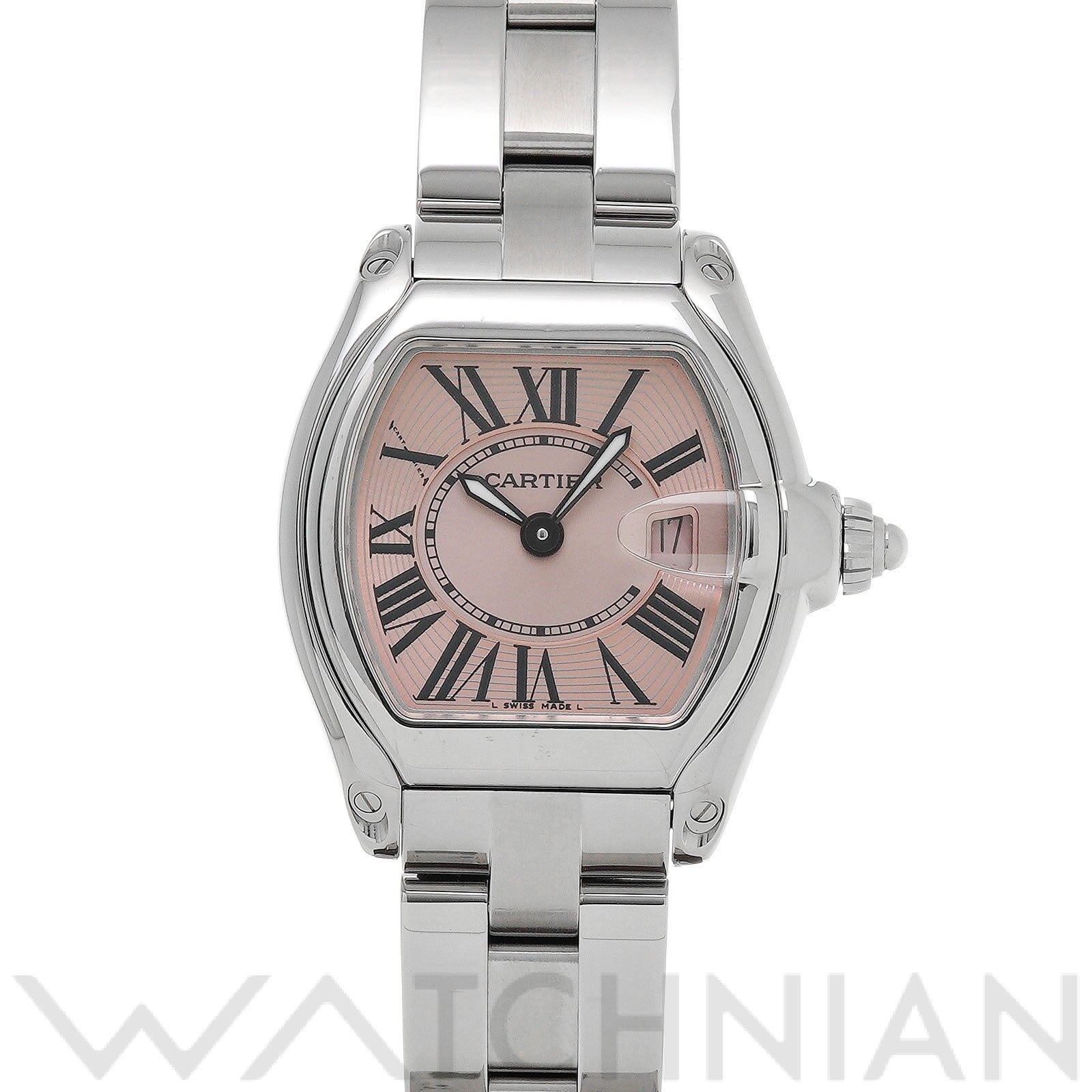 カルティエ / CARTIER ロードスター SM W62017V3 ピンク レディース 時計 【中古】【wristwatch】
