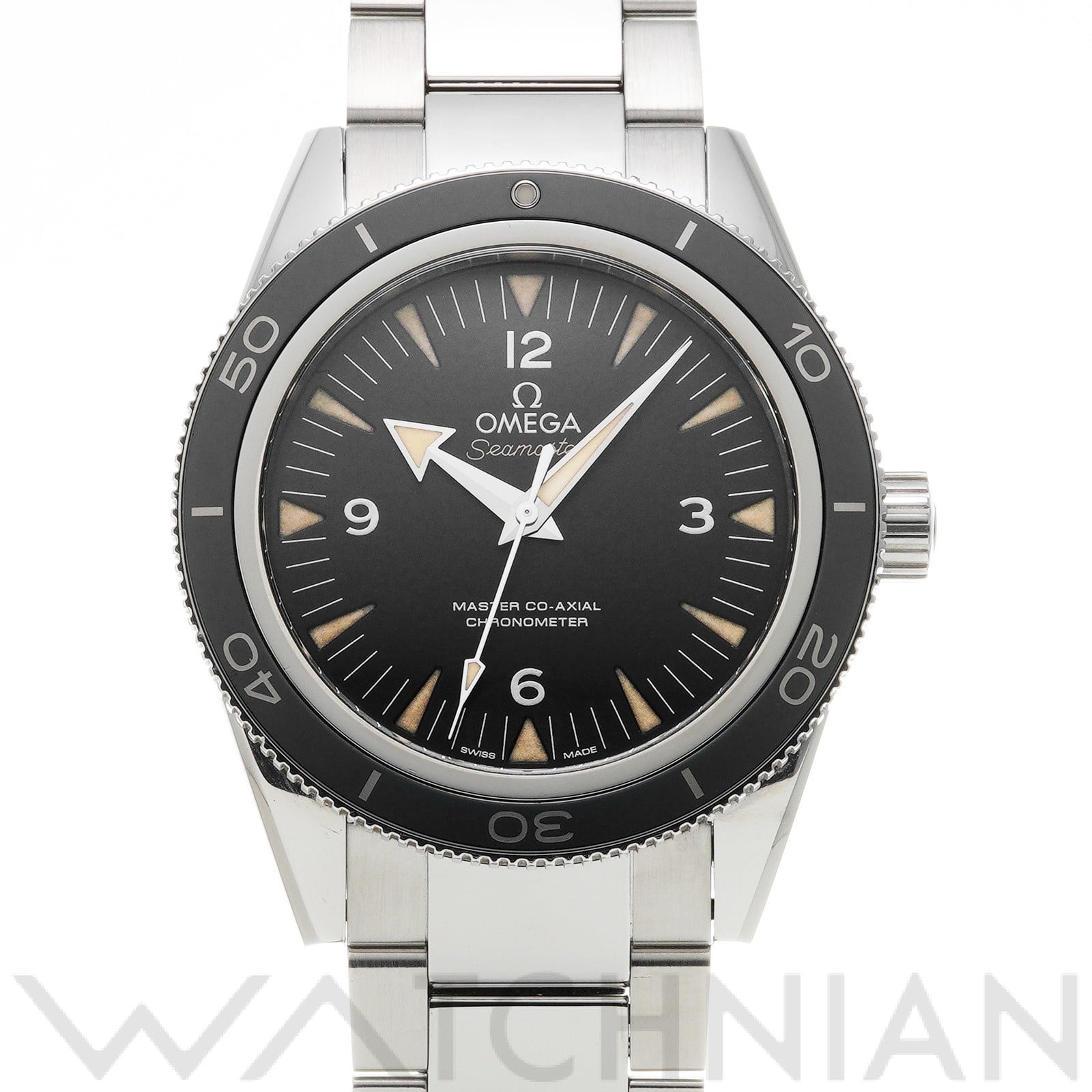 オメガ / OMEGA シーマスター 300 マスターコーアクシャル 233.30.41.21.01.001 ブラック メンズ 時計 【中古】【wristwatch】