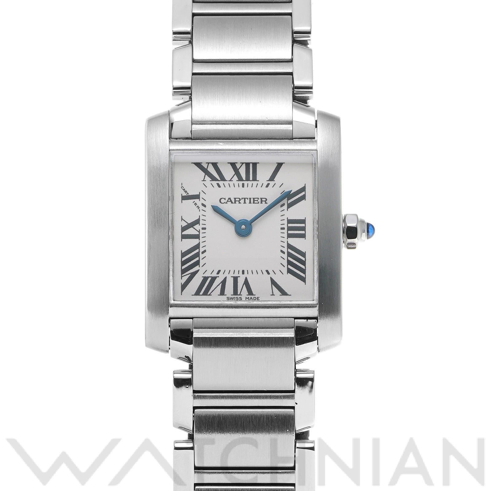 カルティエ / CARTIER タンク フランセーズ SM W51008Q3 シルバー レディース 時計 【中古】【wristwatch】