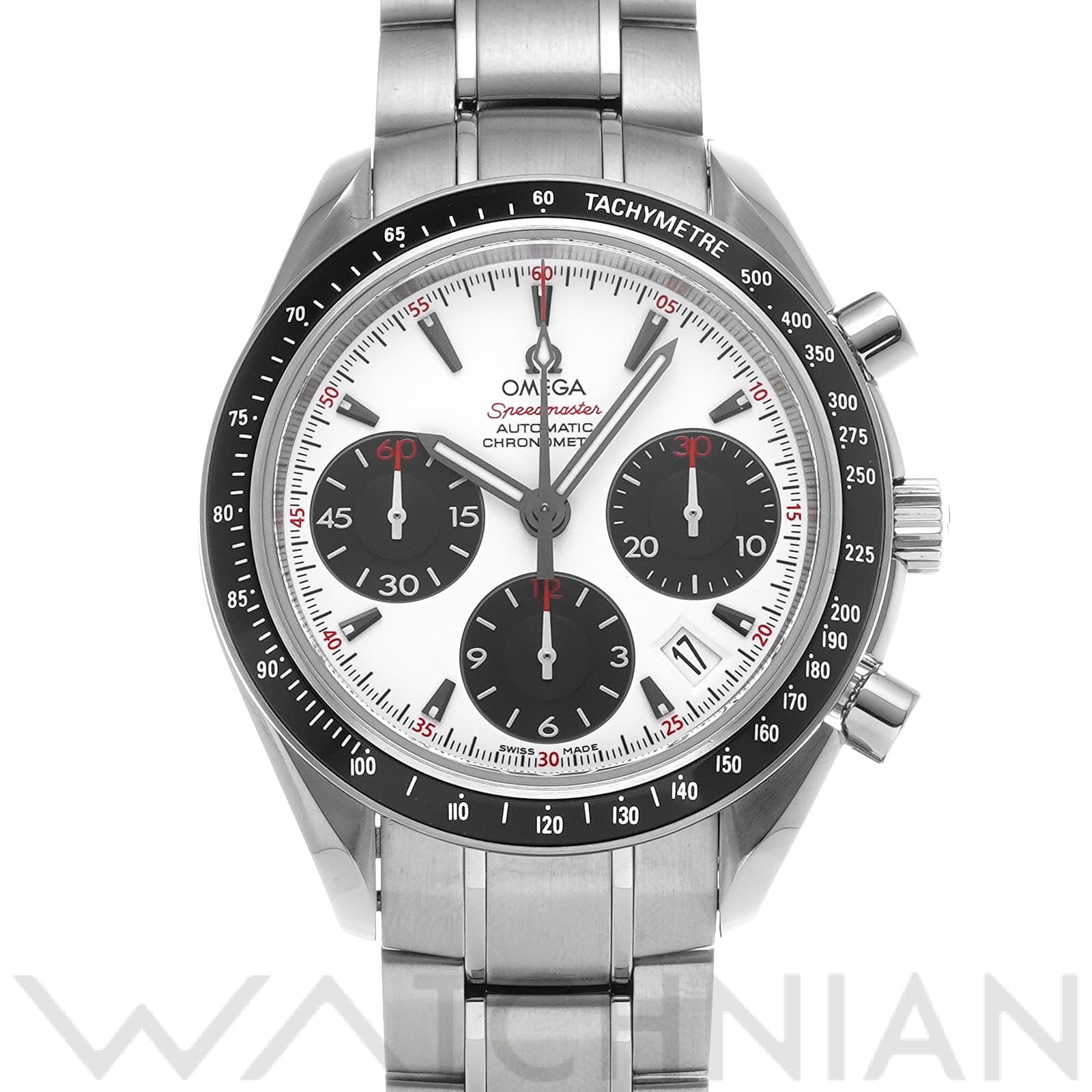 オメガ / OMEGA スピードマスター デイト 323.30.40.40.04.001 ホワイト/ブラック メンズ 時計 【中古】【wristwatch】
